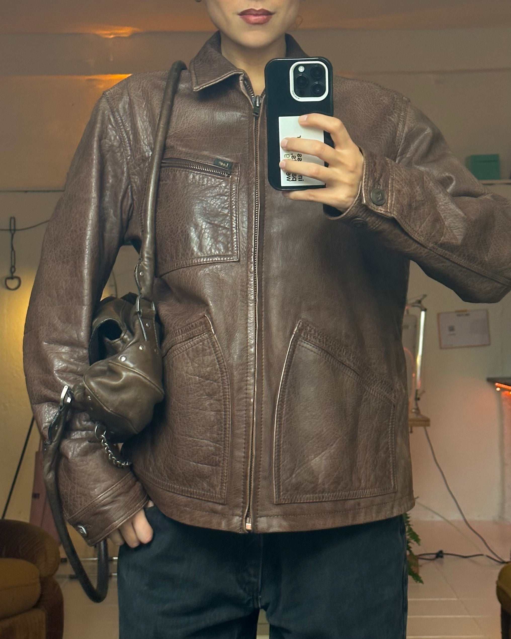 The sol leather jacket