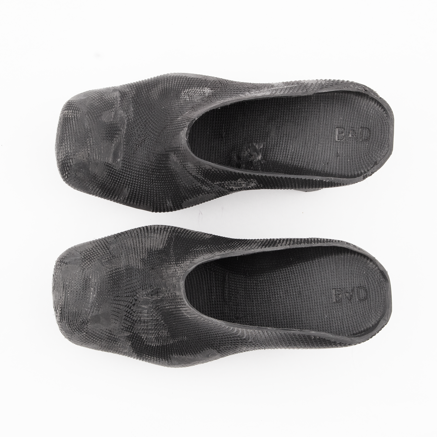 Sanded platform mules