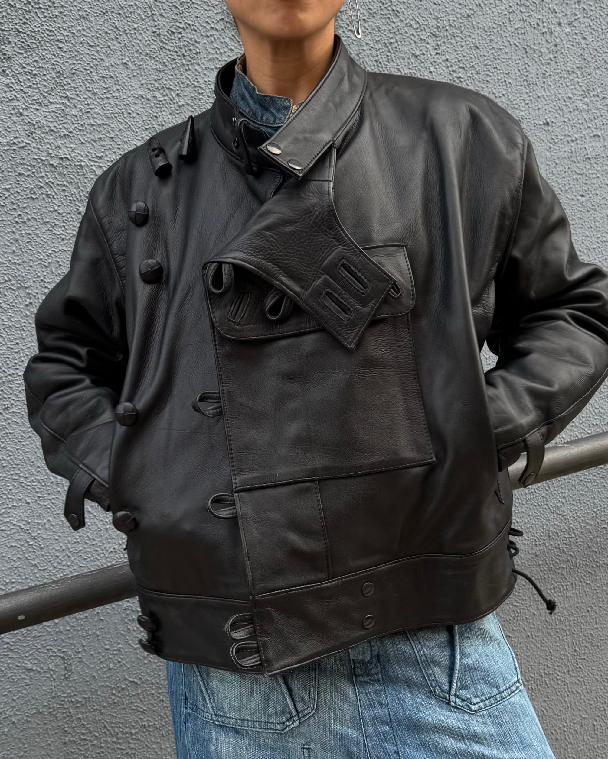 The aksel leather jacket