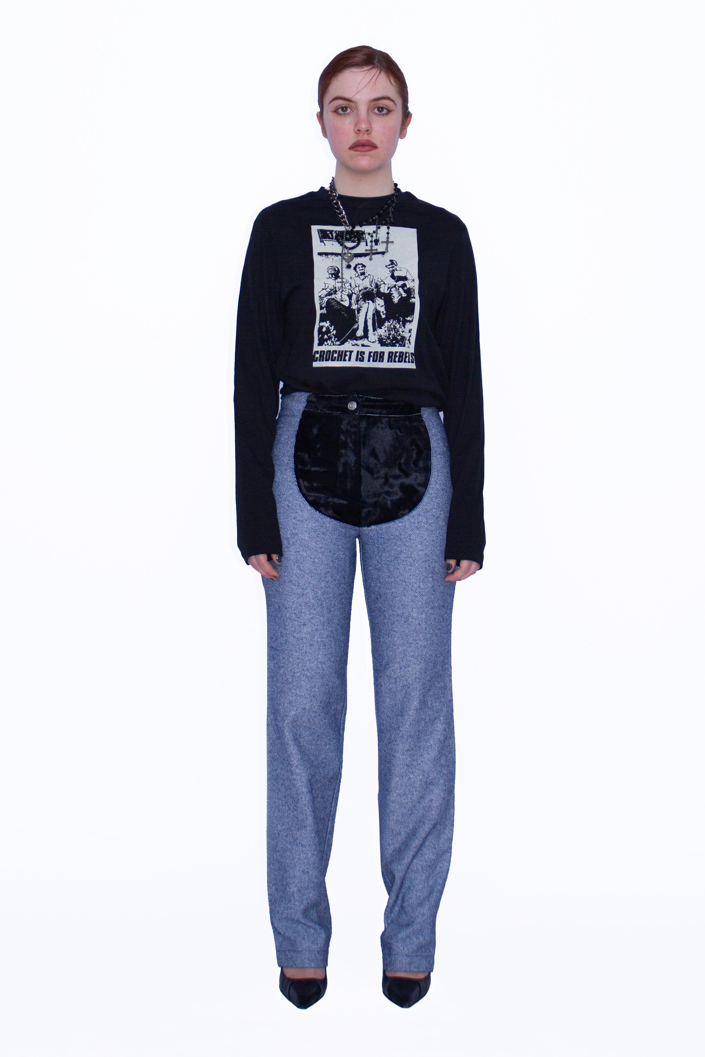 Denim bicolore