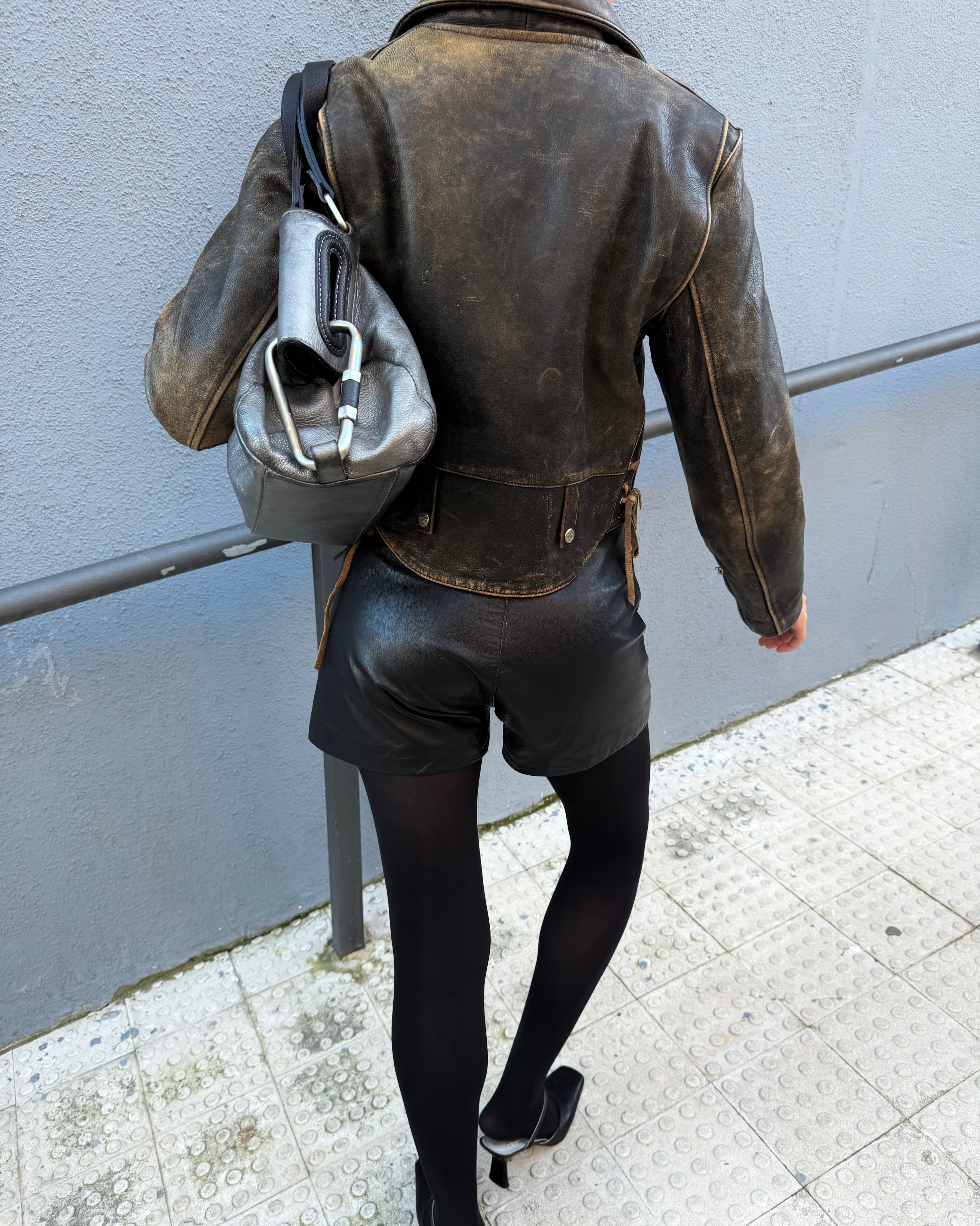 The nikoletta leather jacket