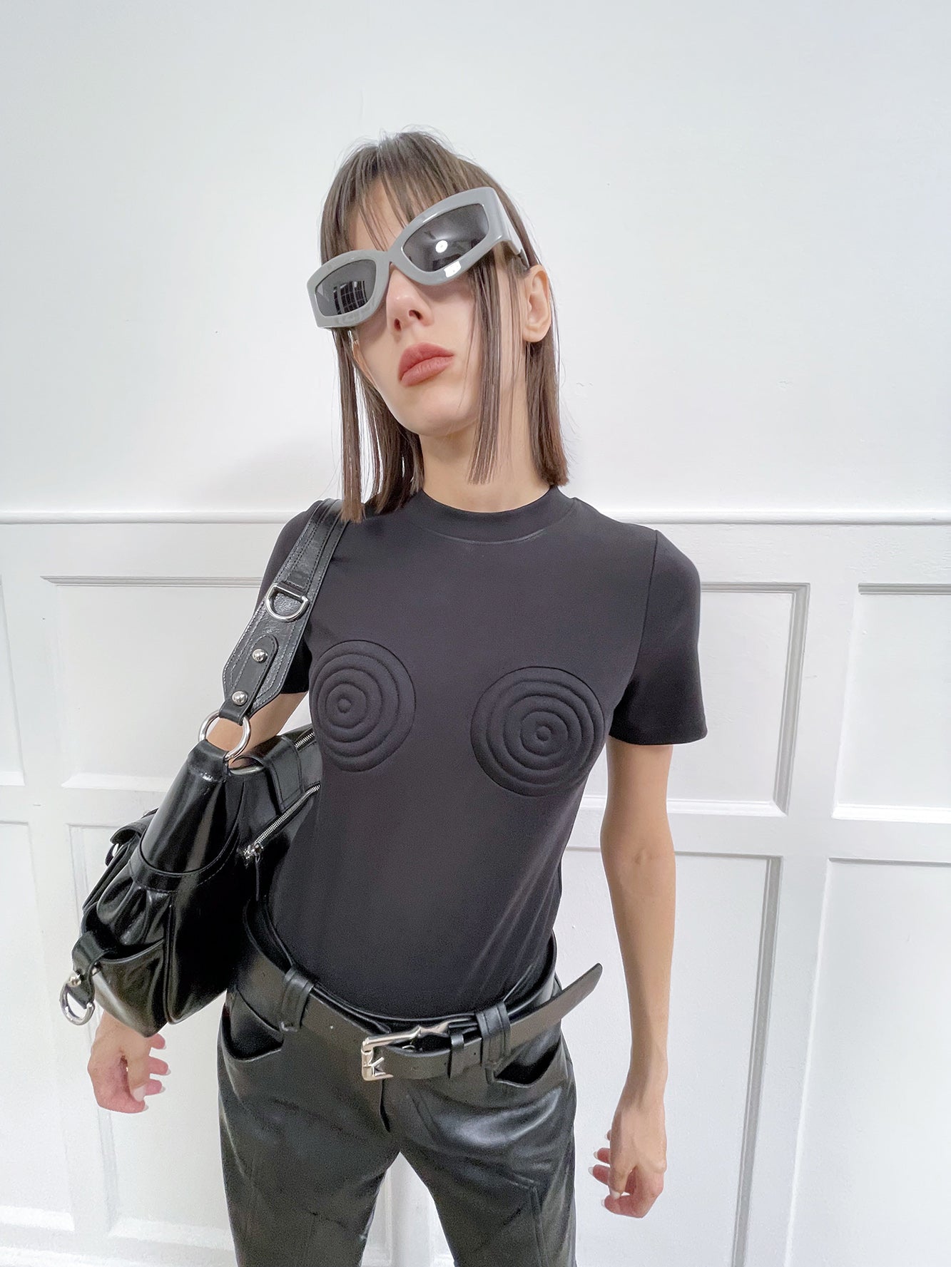3d spiral shaped t-shirt
