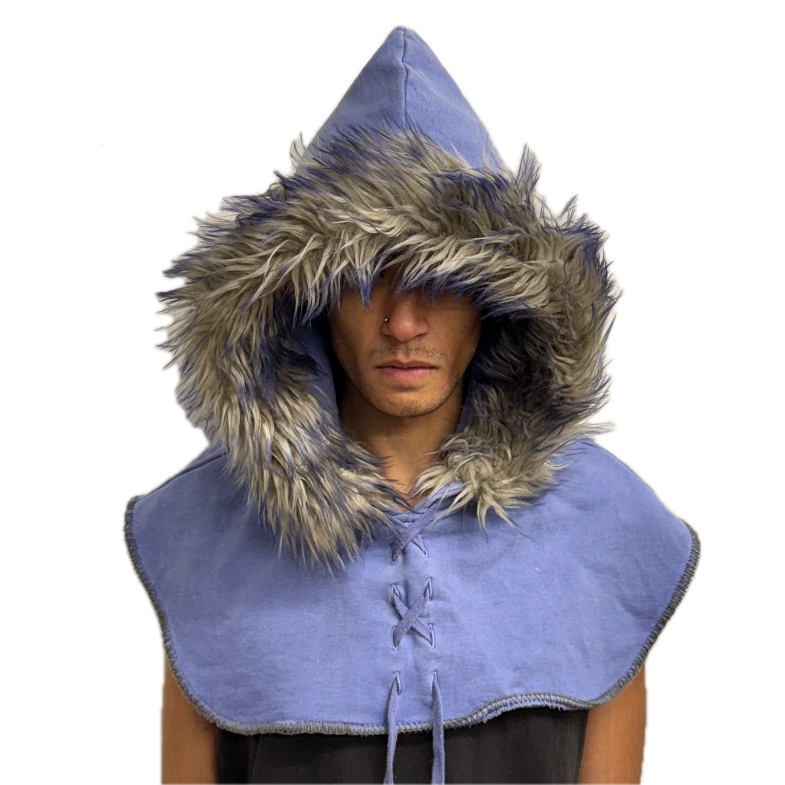 Chaperon hood blue