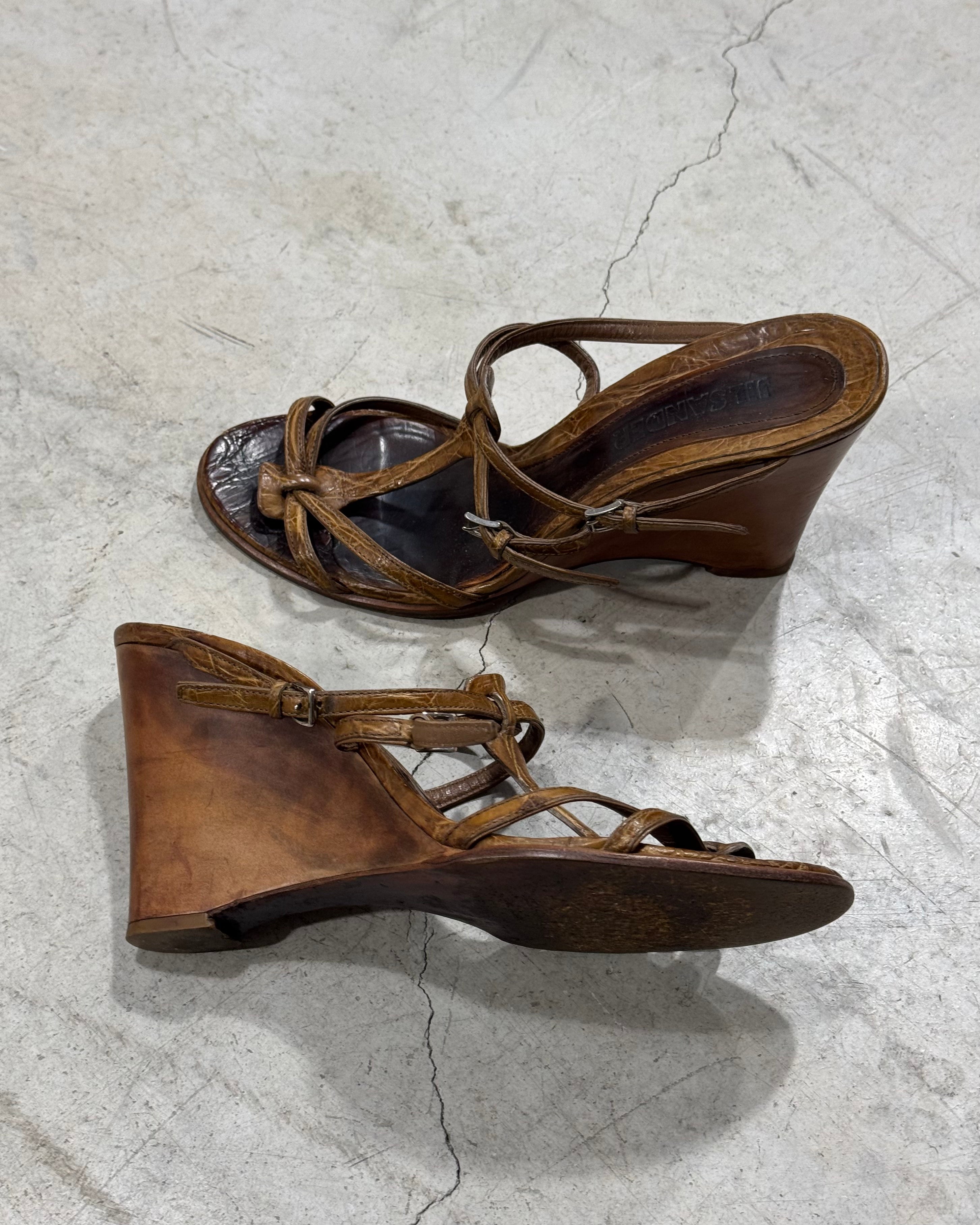 The alva sandals by jil sander