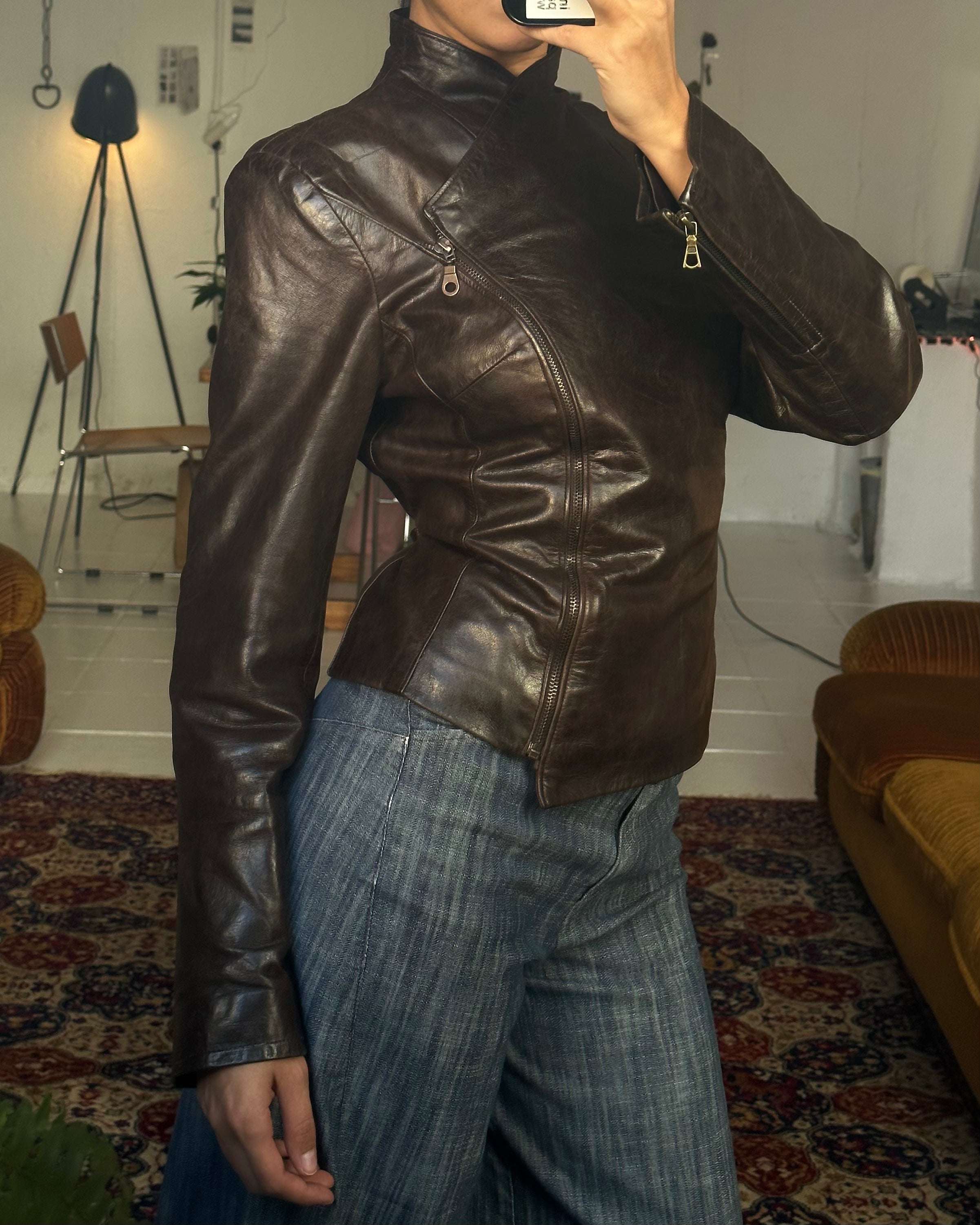 The bella leather jacket