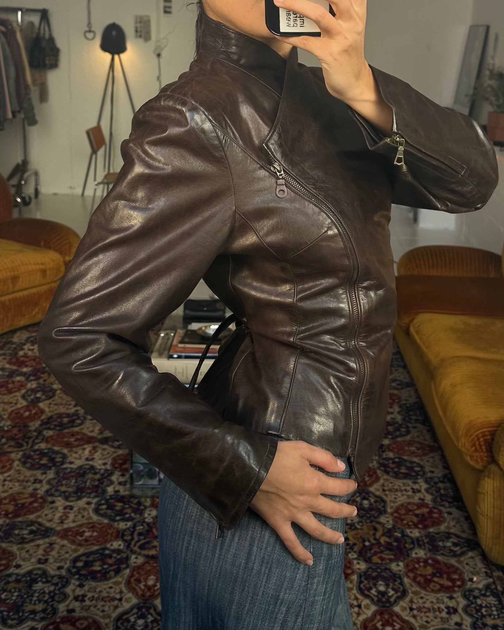 The bella leather jacket