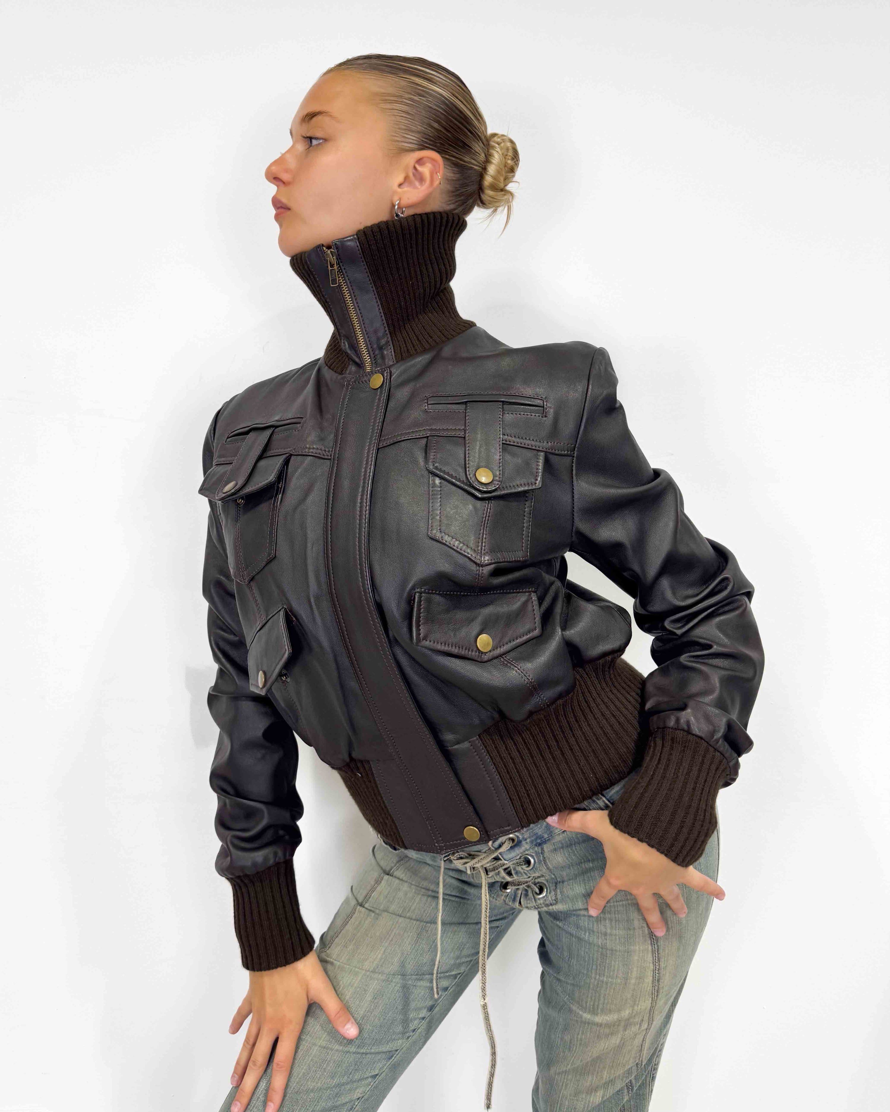 The farah leather jacket