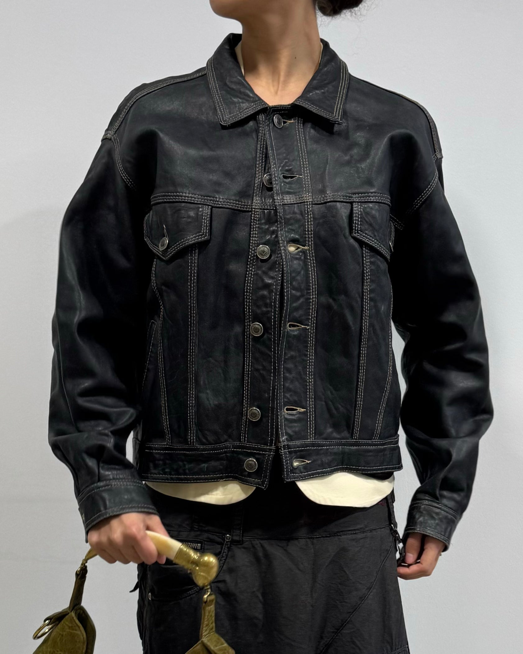 The camille leather jacket