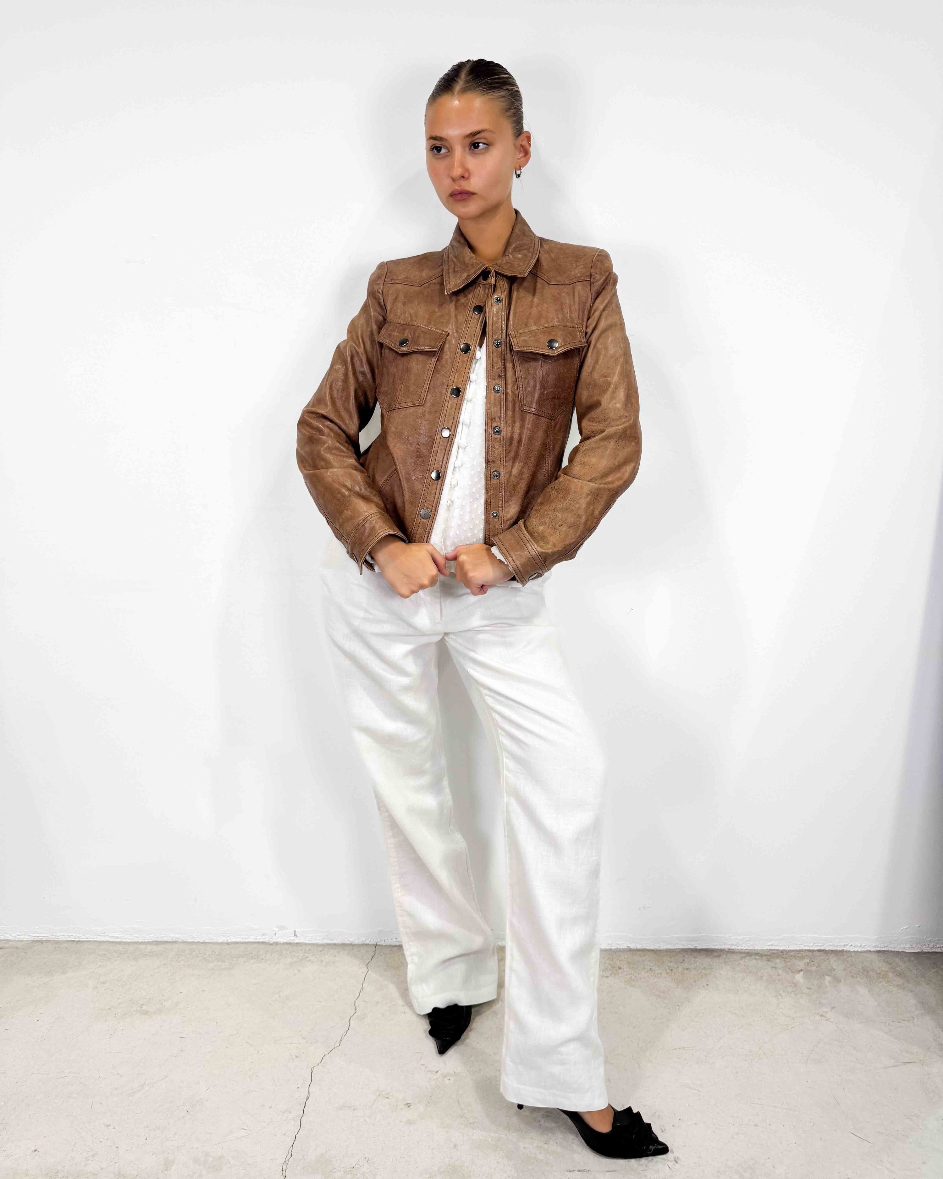 The courtney leather jacket