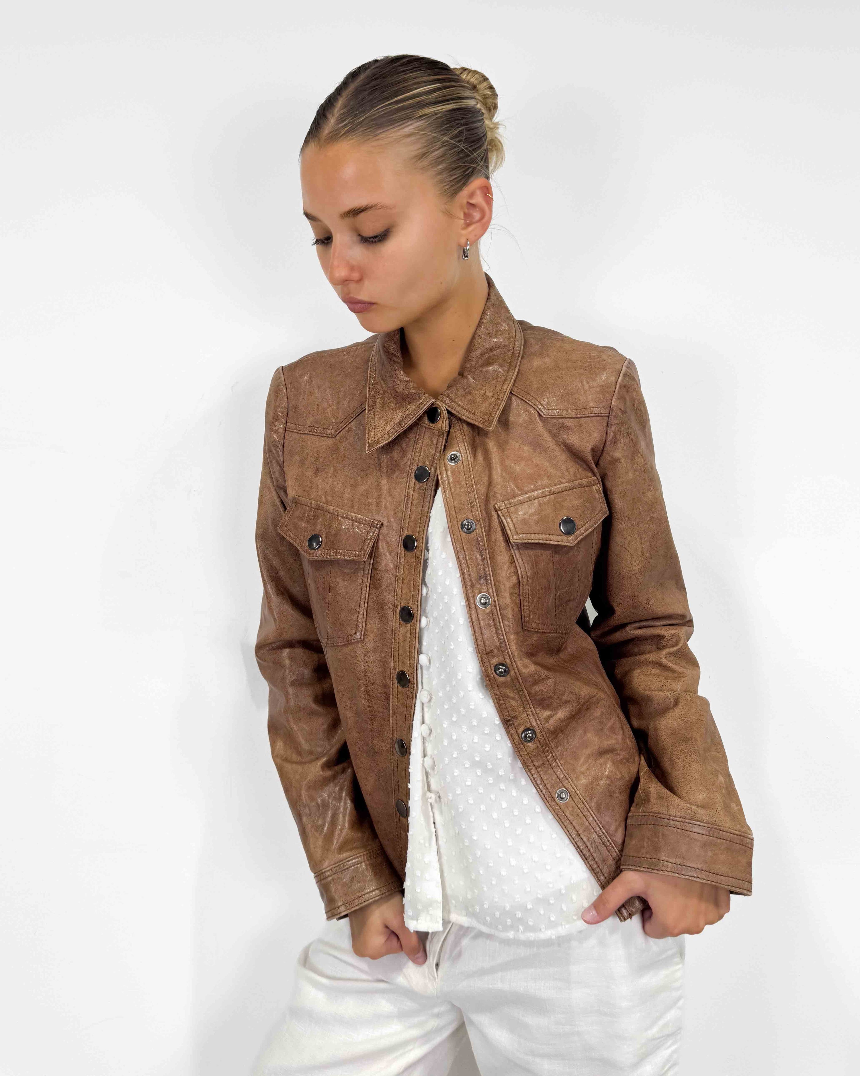 The courtney leather jacket