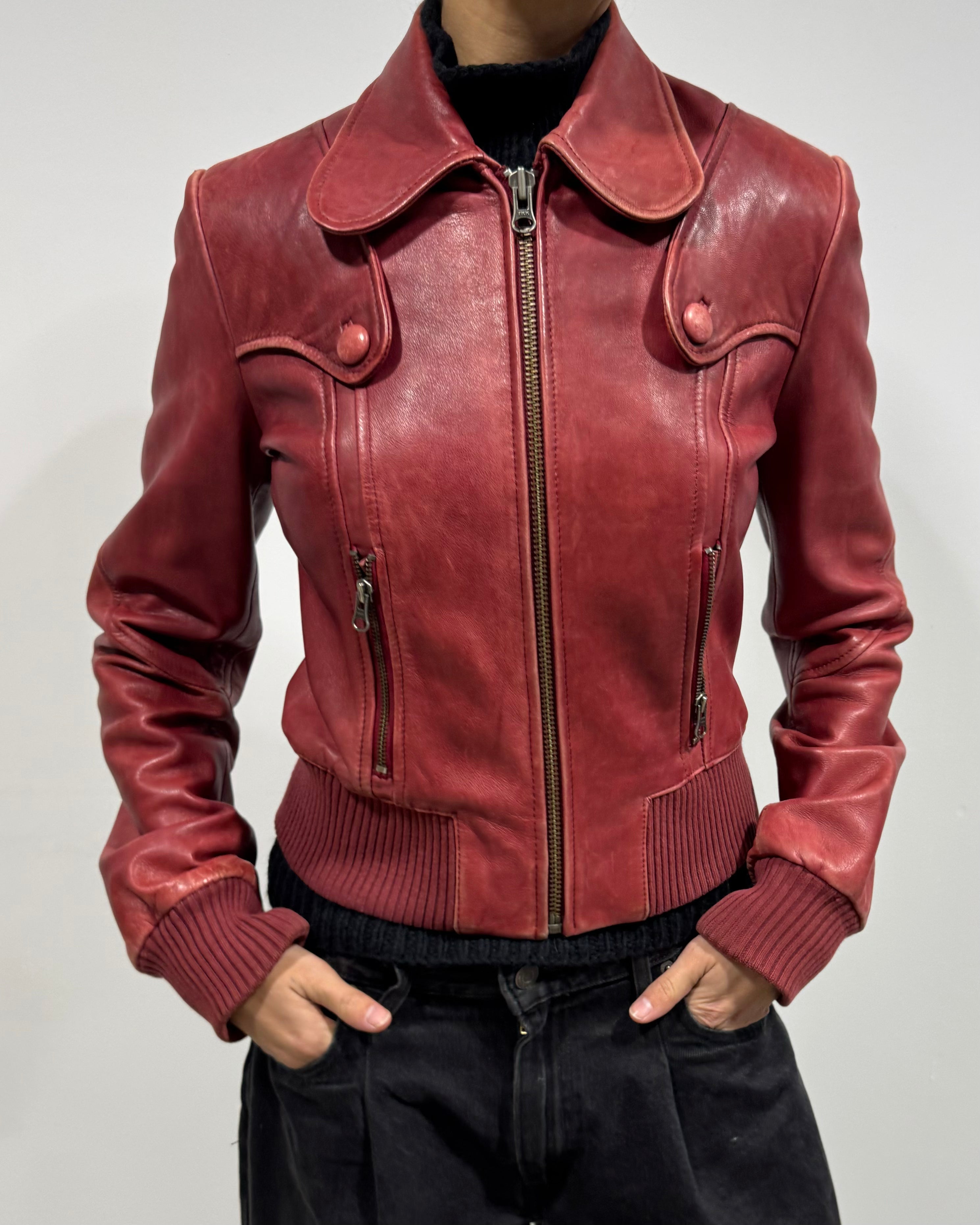 The ginevra leather jacket
