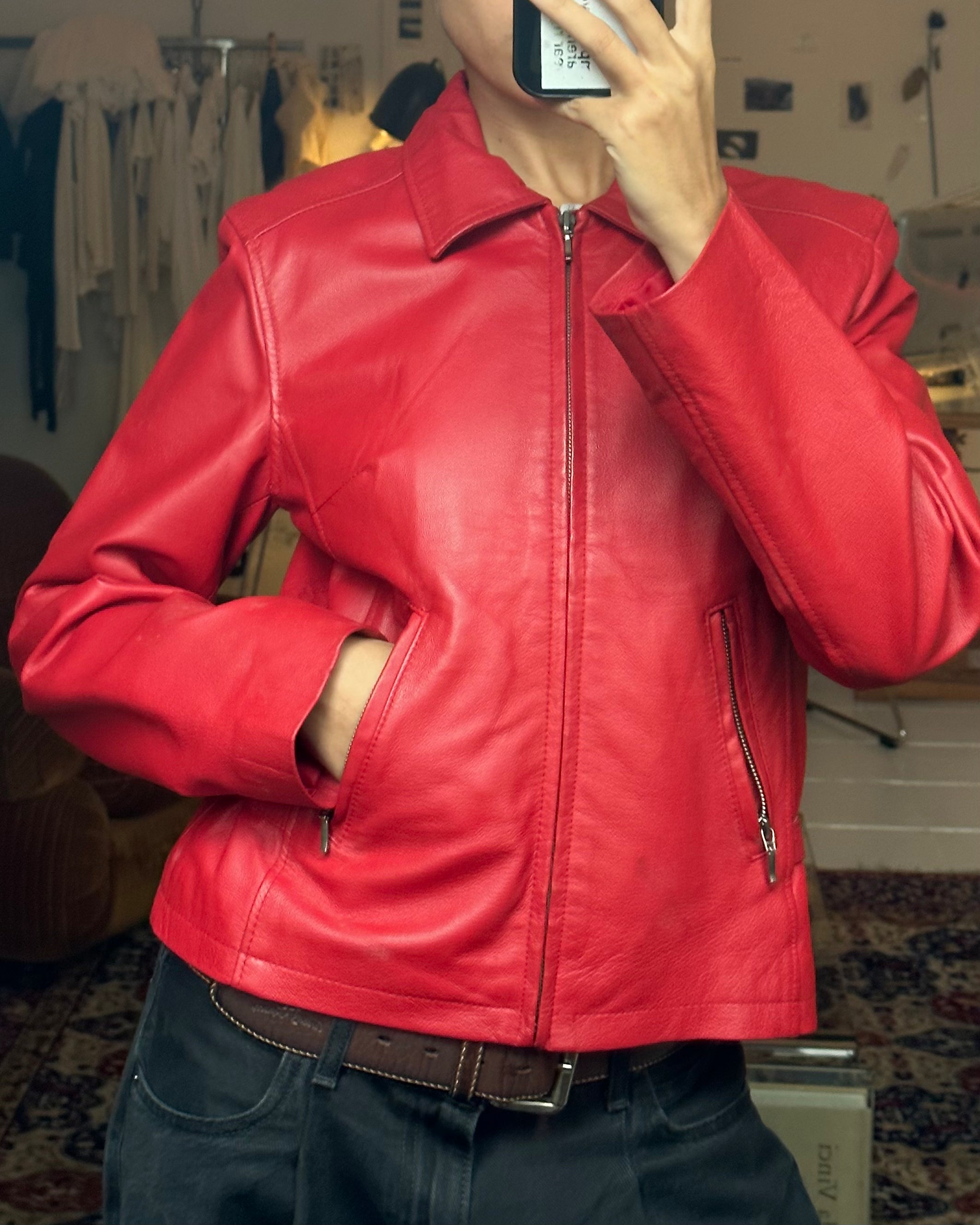 The shanice leather jacket