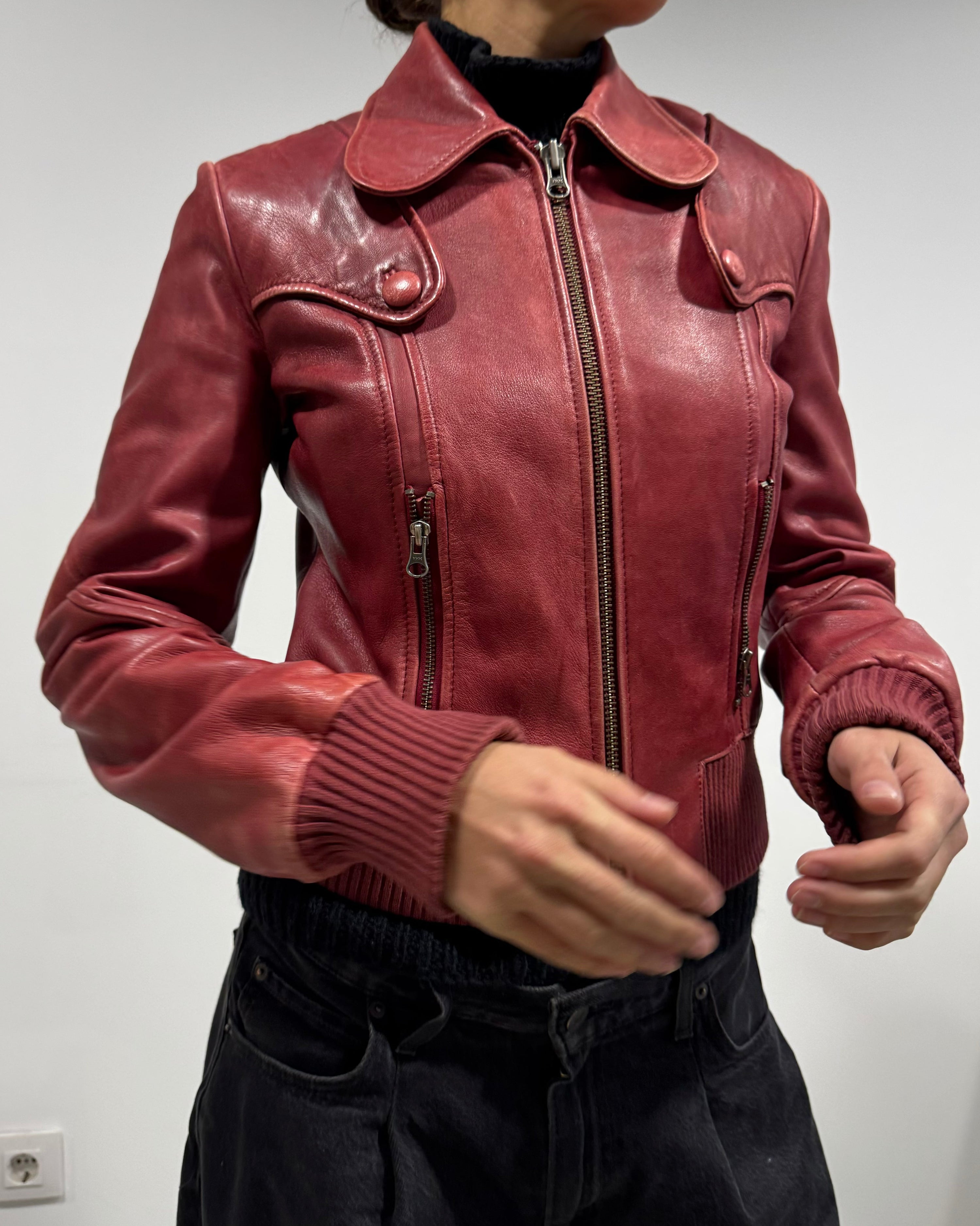 The ginevra leather jacket