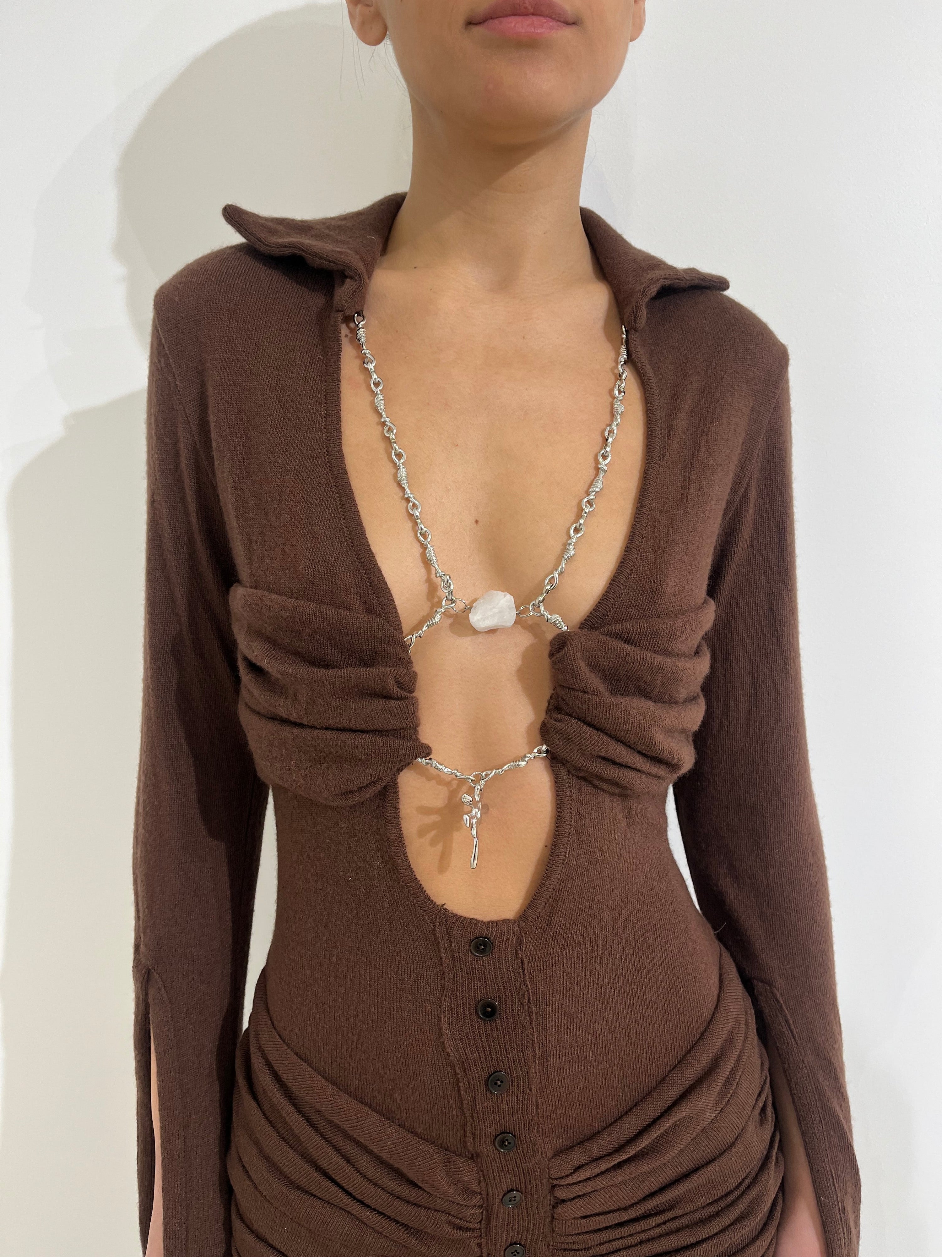 La davina knit long dress