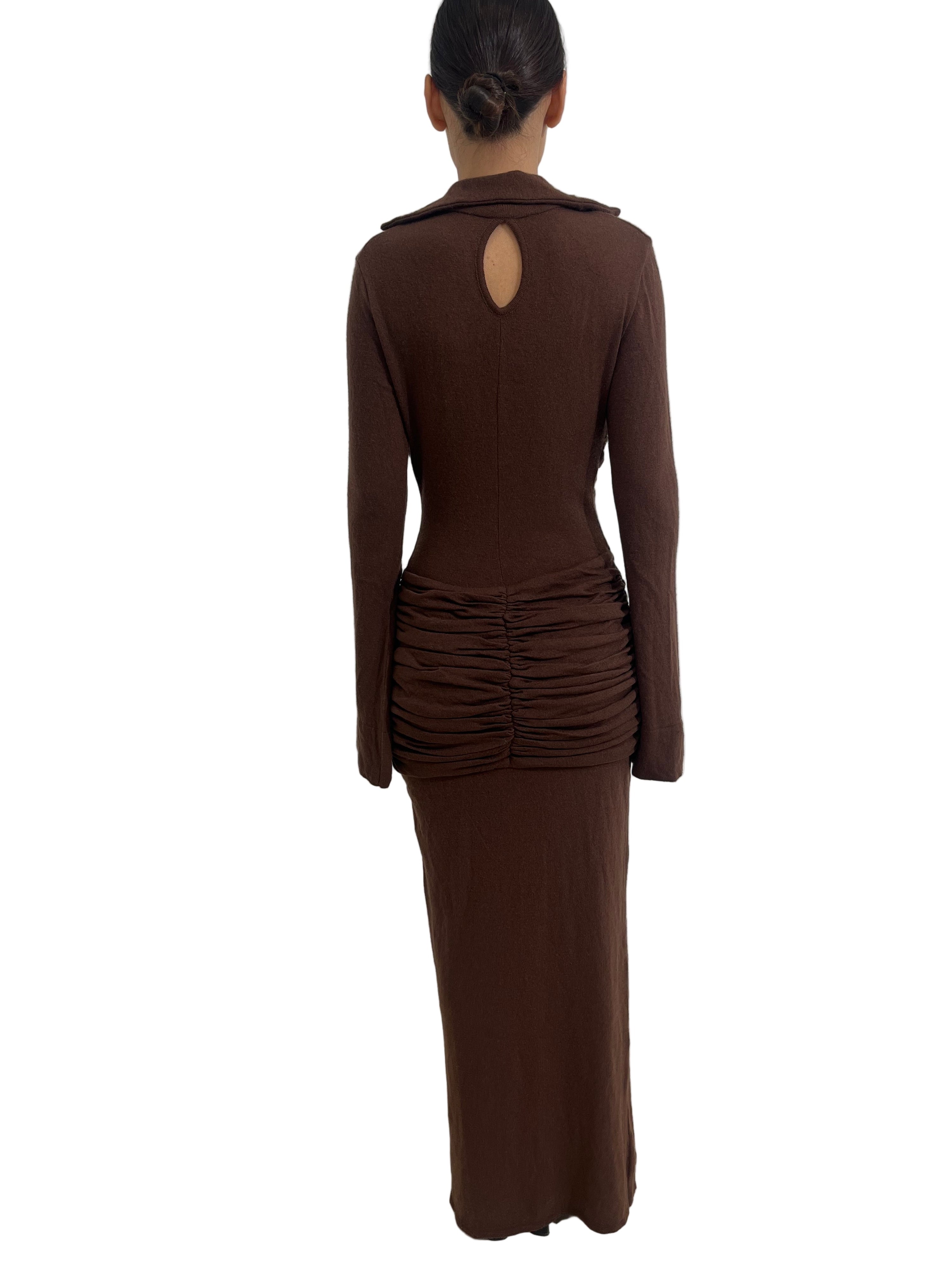 La davina knit long dress