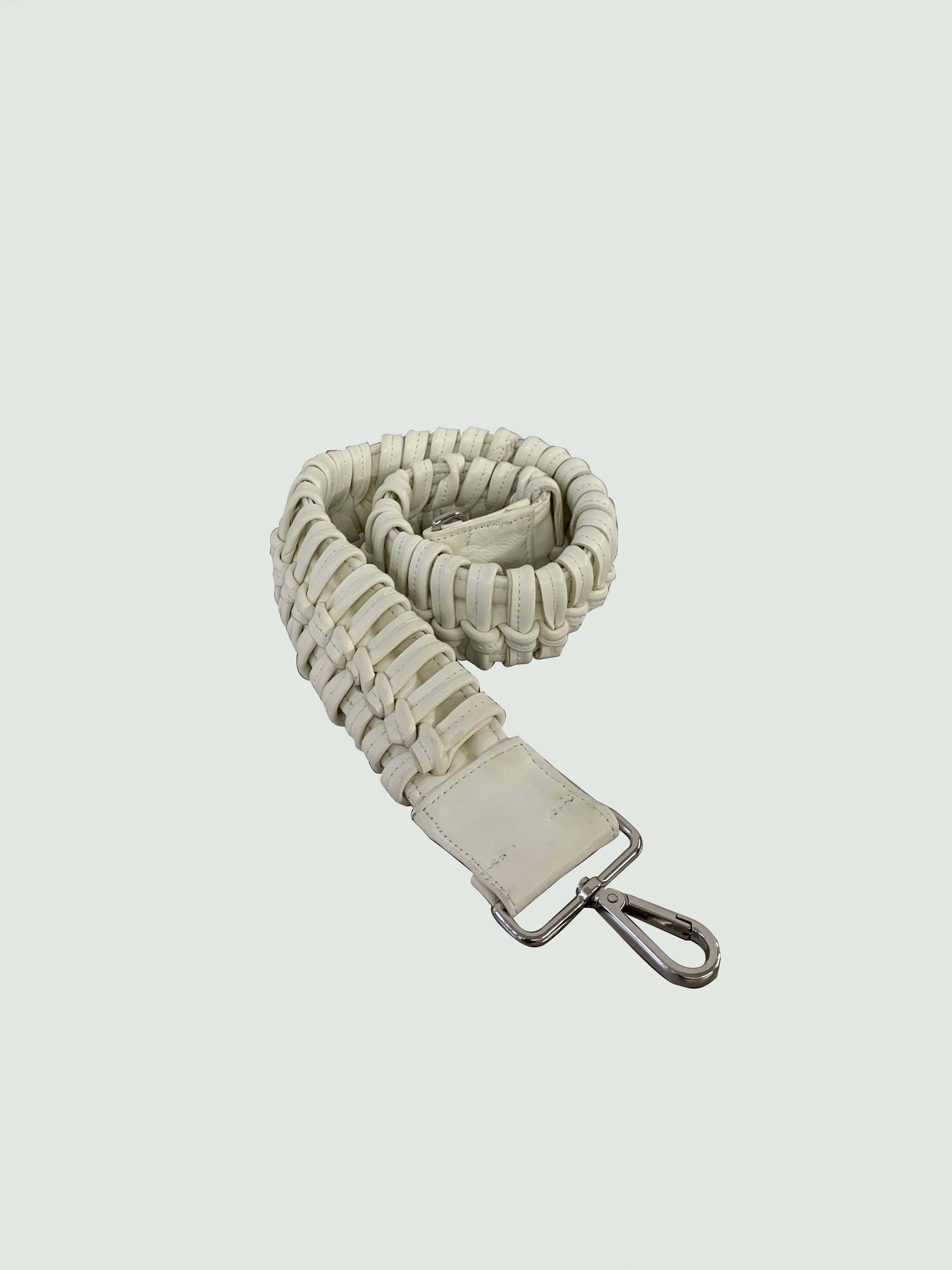 Braided strap - ivory