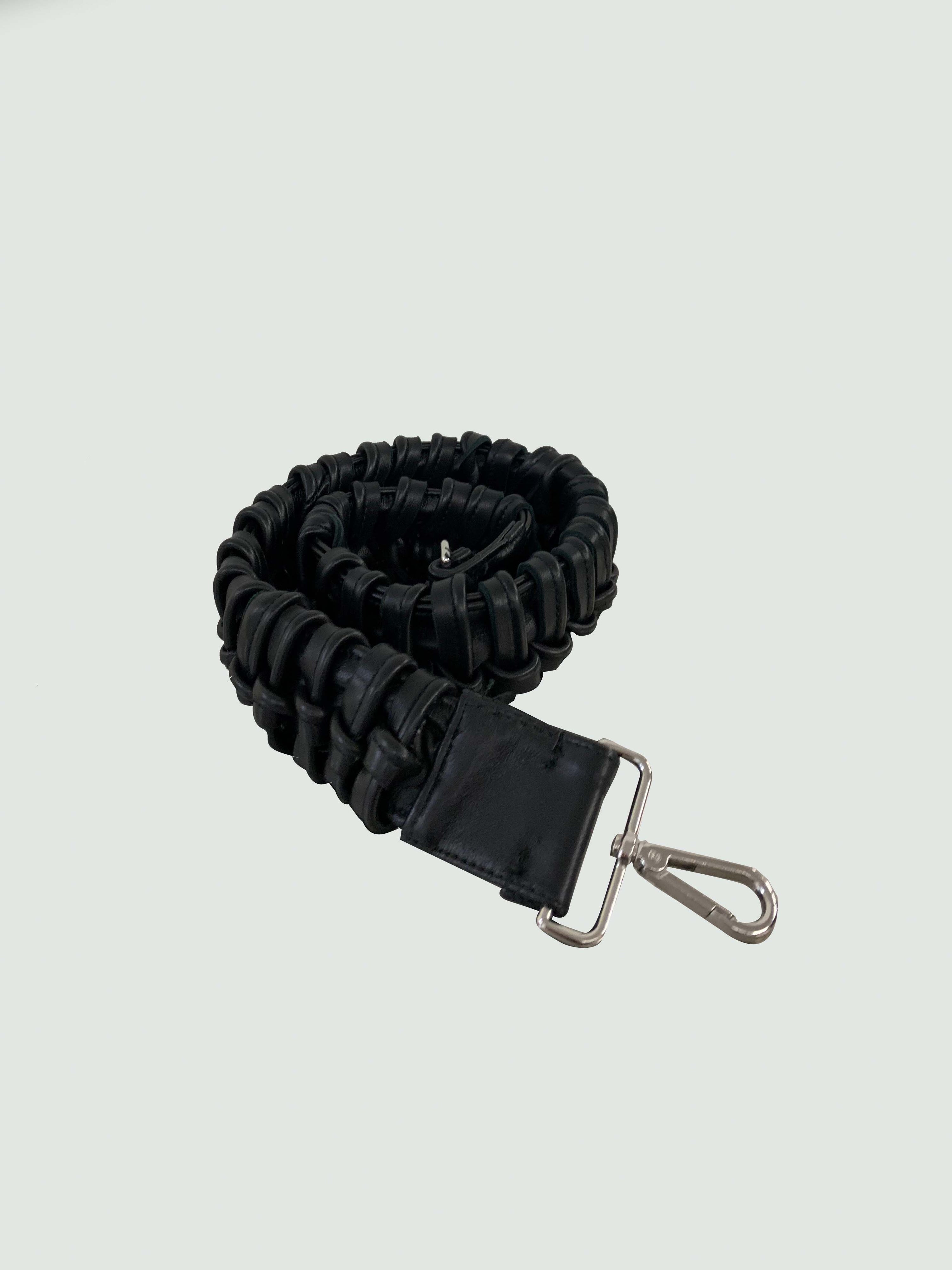 Braided strap - black