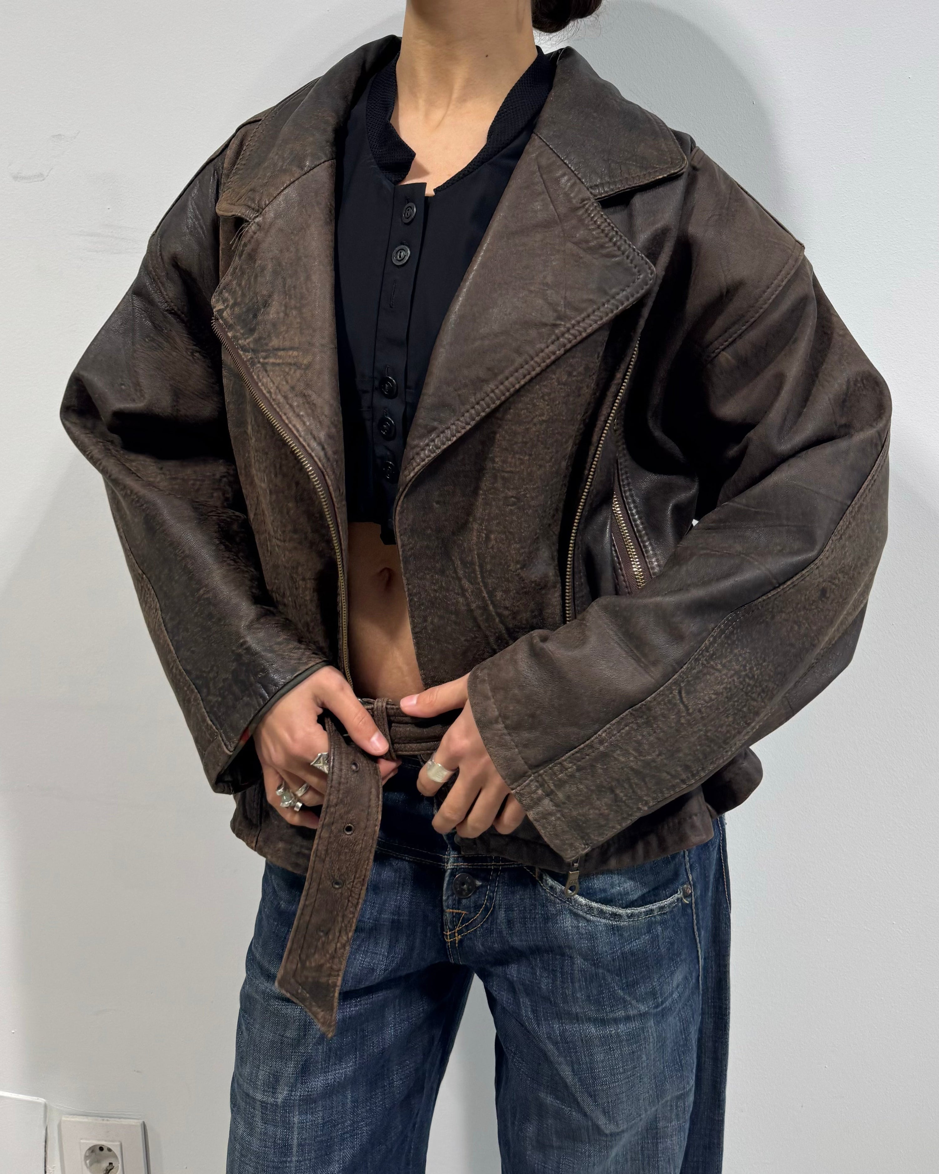 The carolina leather jacket