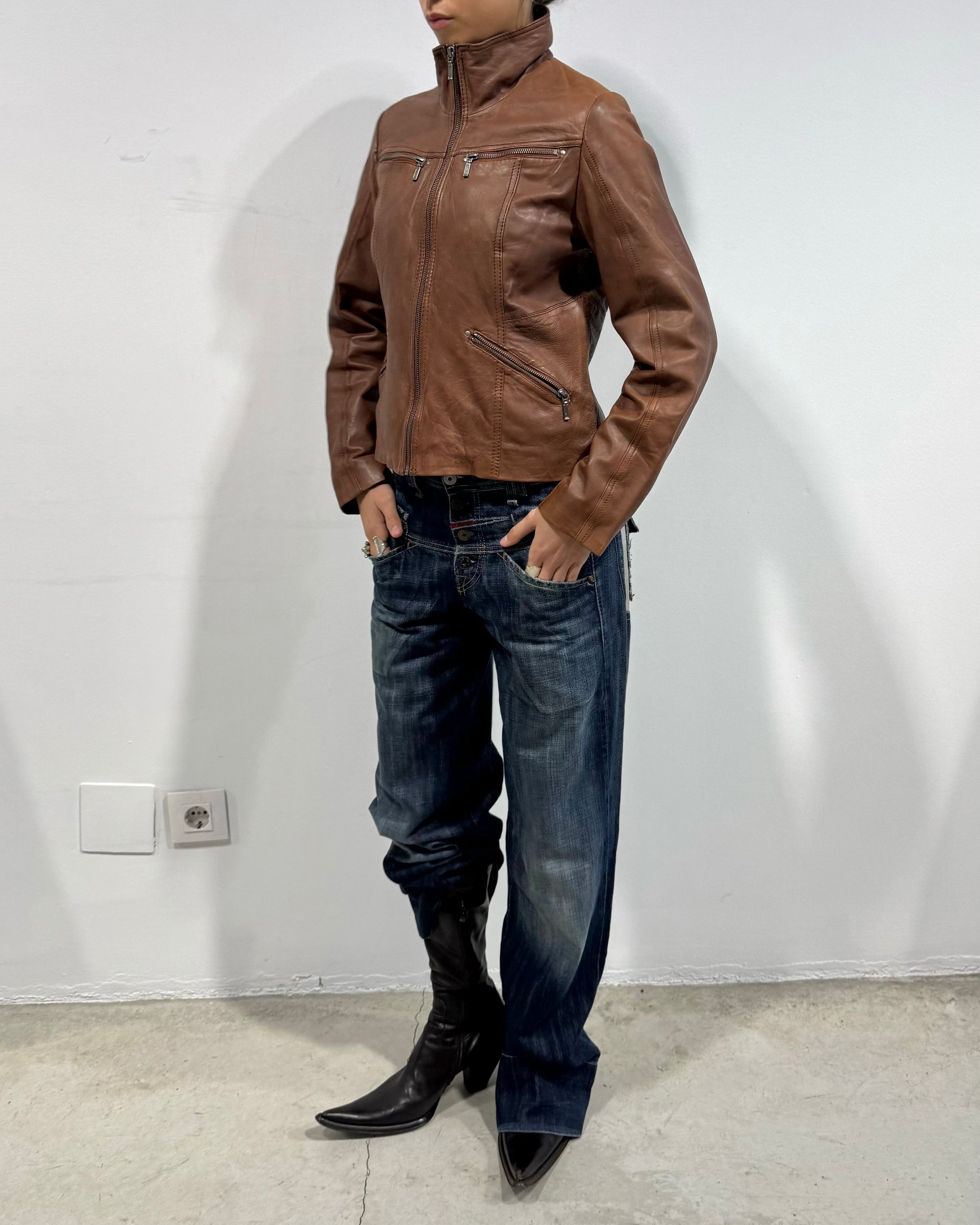 The gianni leather jacket