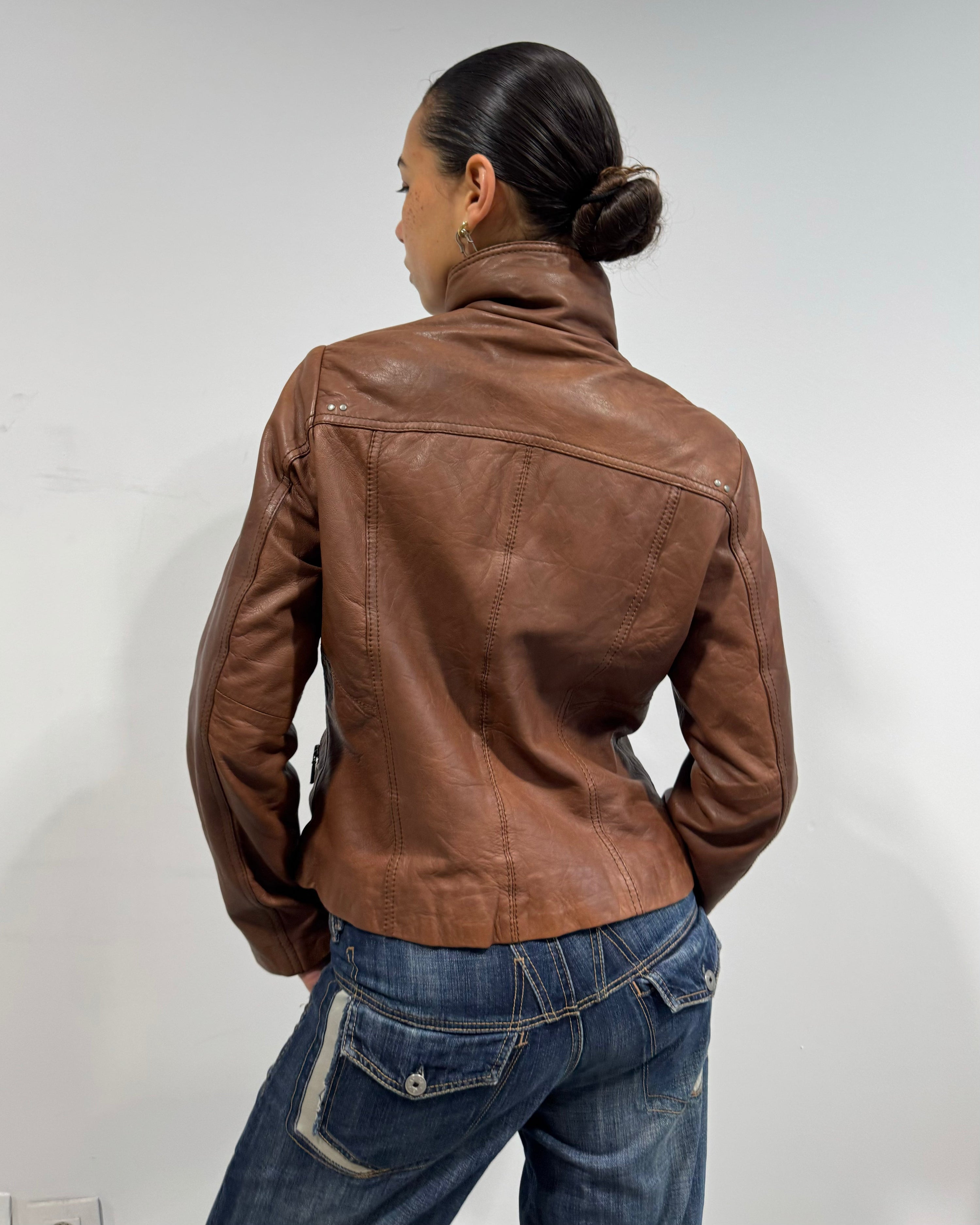The gianni leather jacket