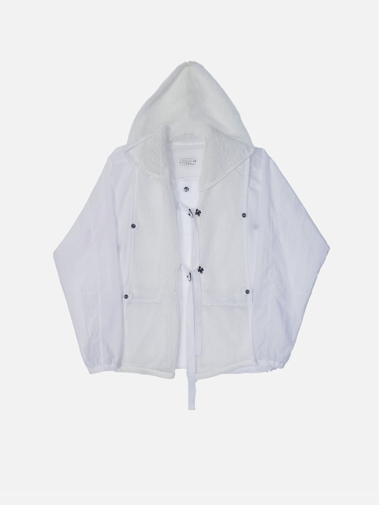 Convertible hooded windbreaker