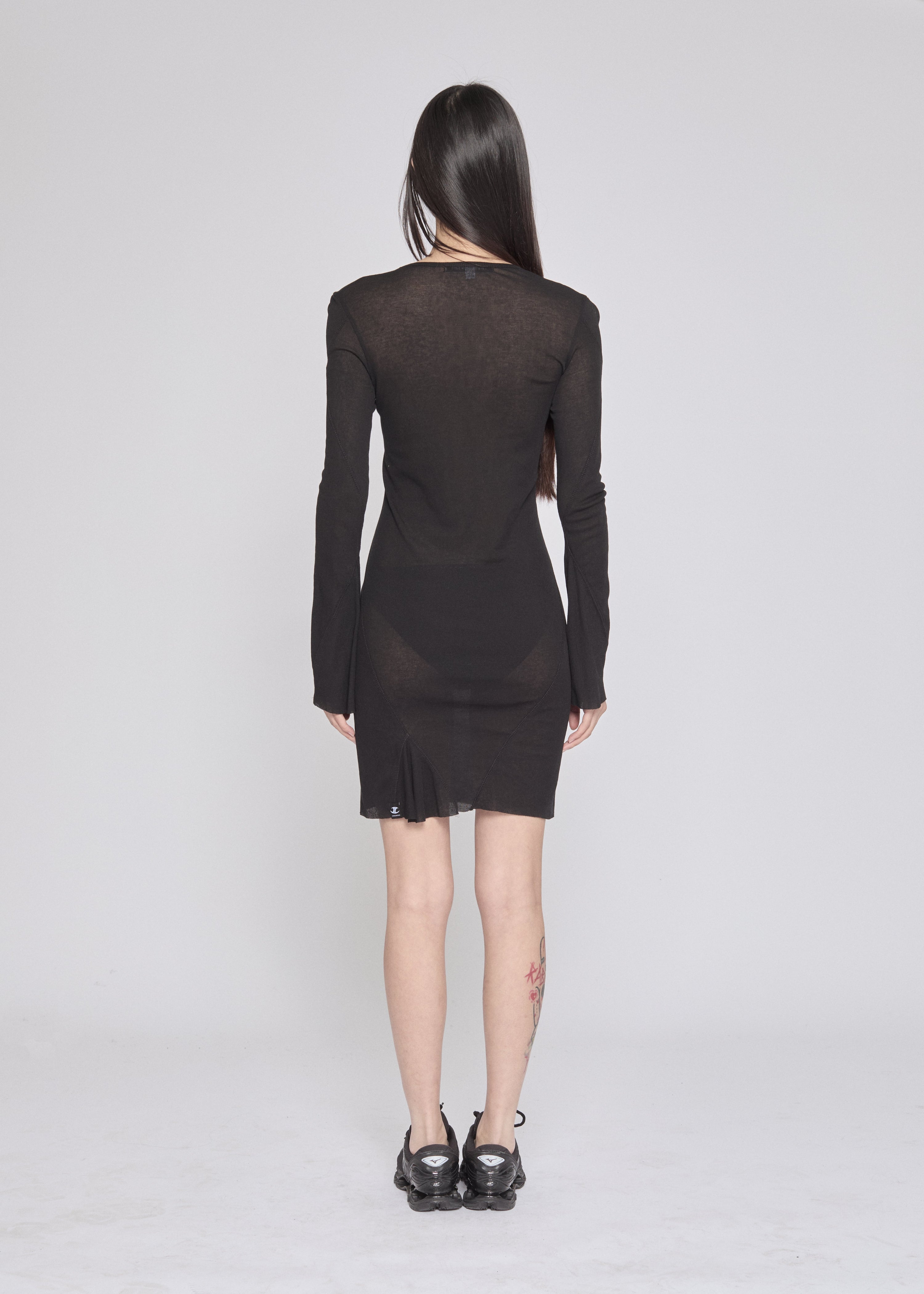 Blues longsleeve dress black