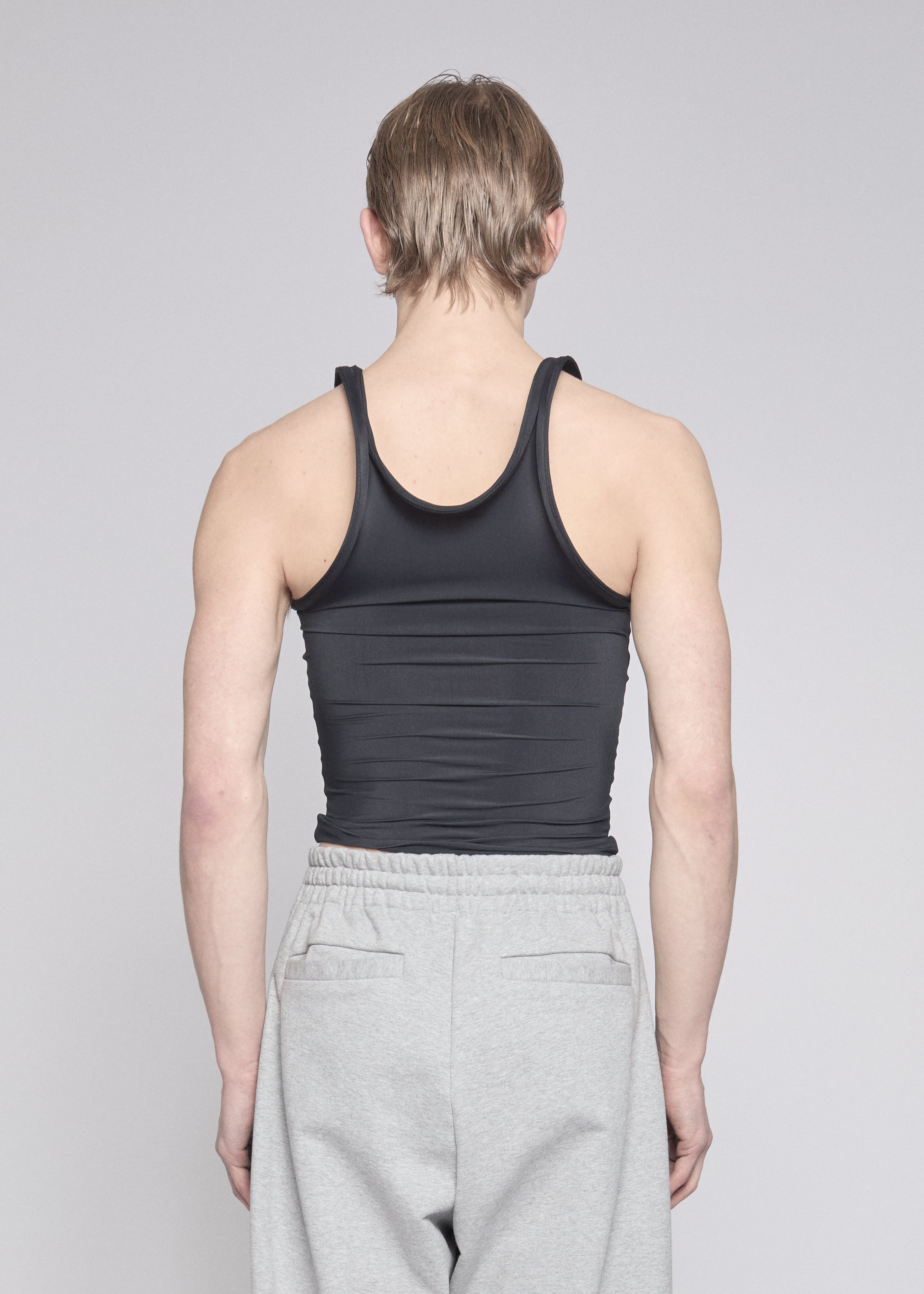 Blur tank top black