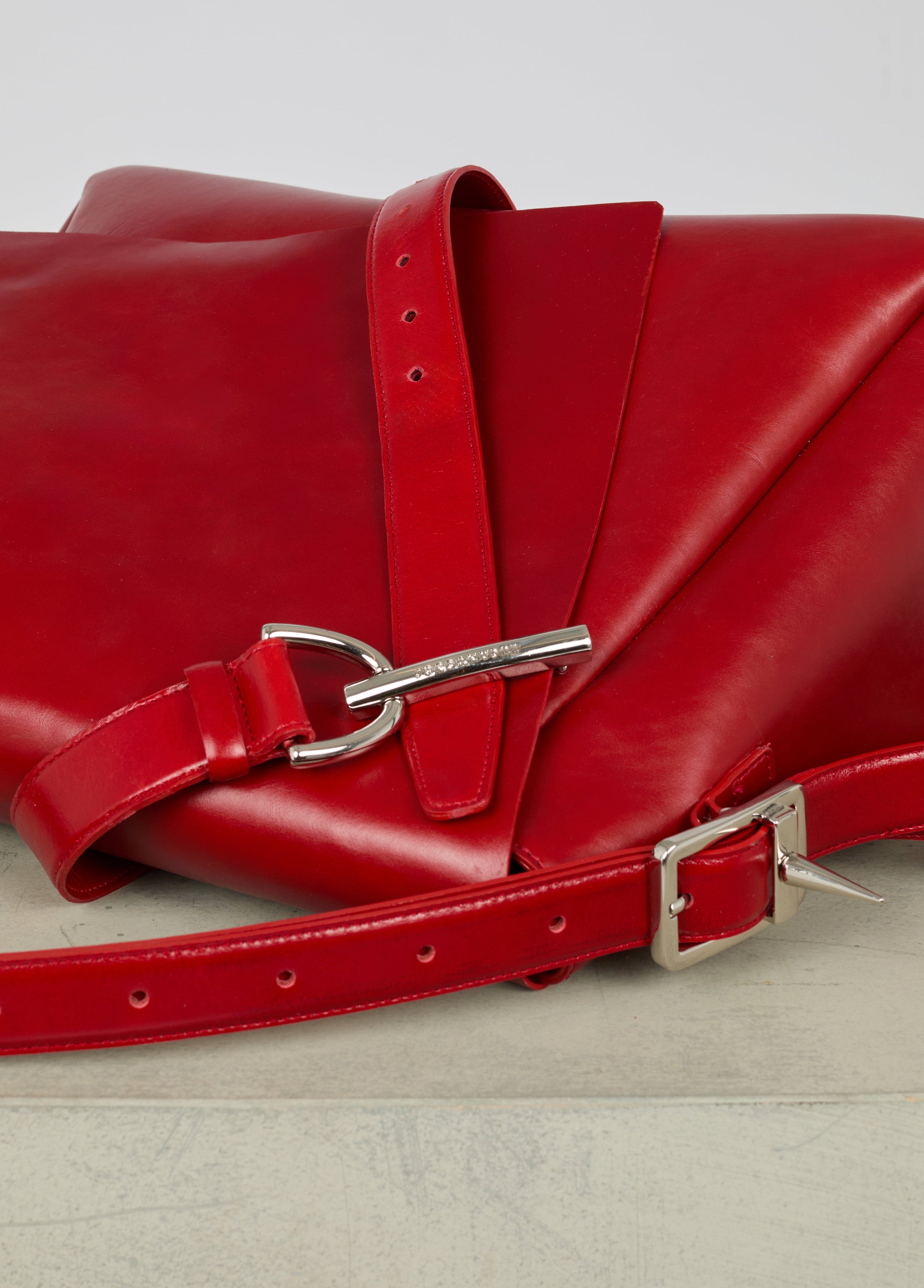 Gotham medium bag red