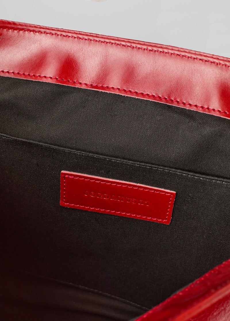 Gotham medium bag red