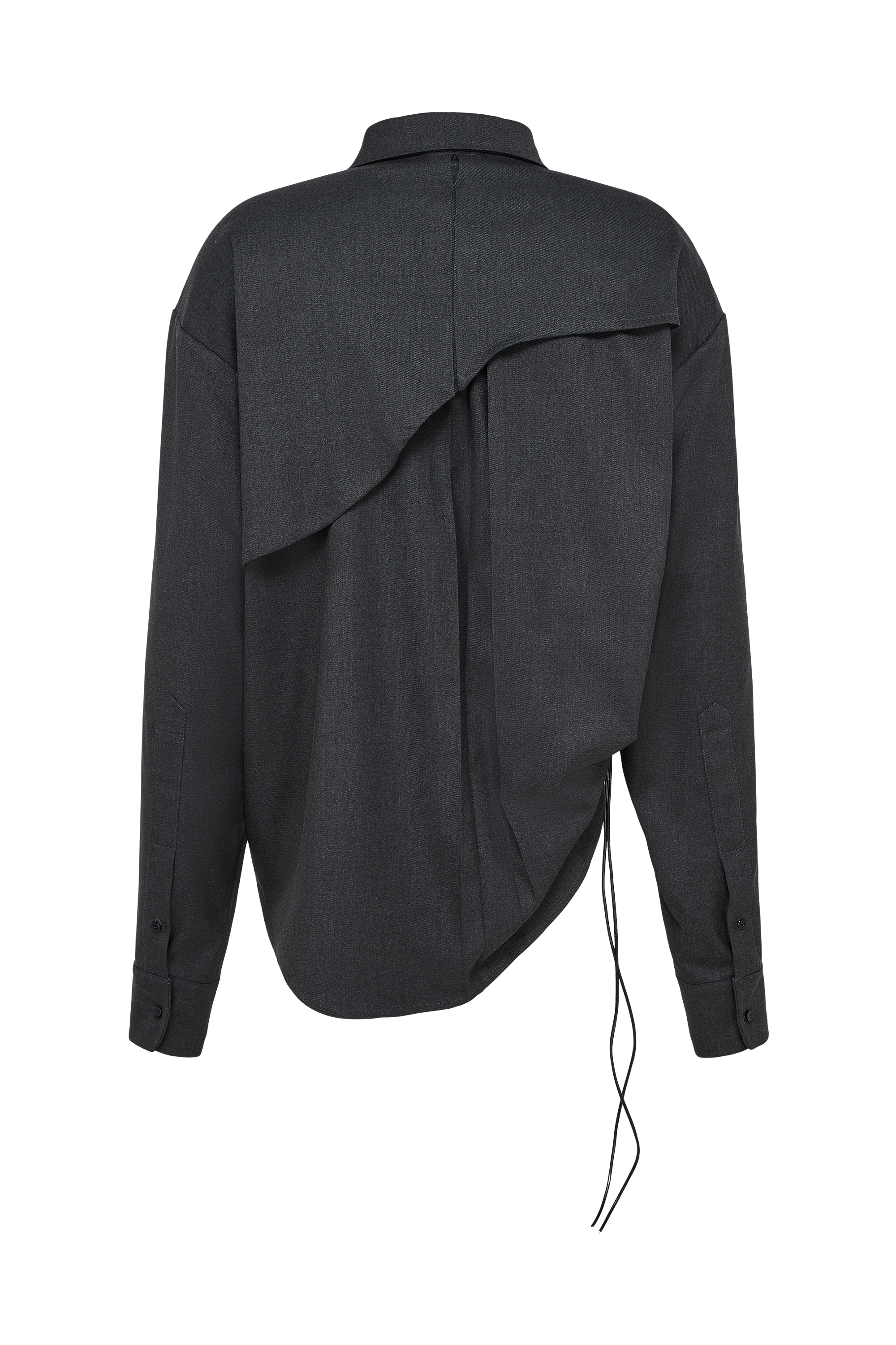 Zip shirt grey