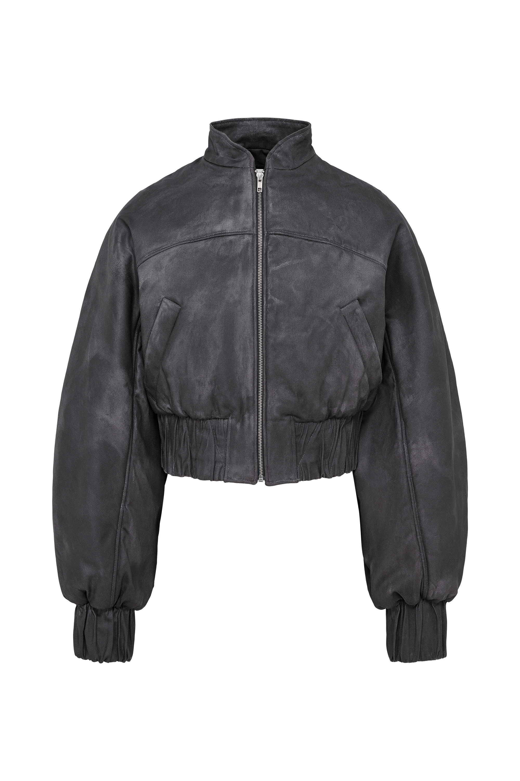 Bomber jacket grey (waxed)