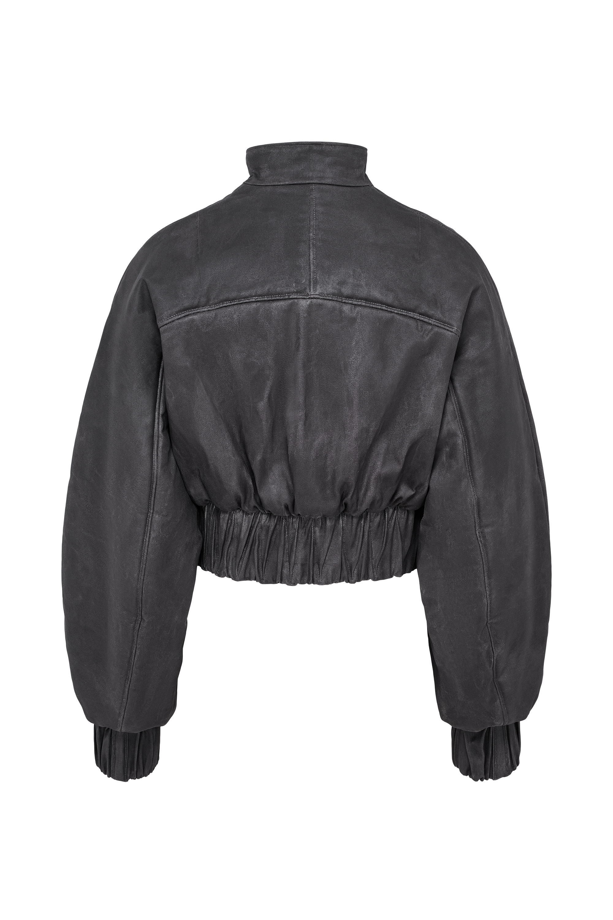Bomber jacket grey (waxed)