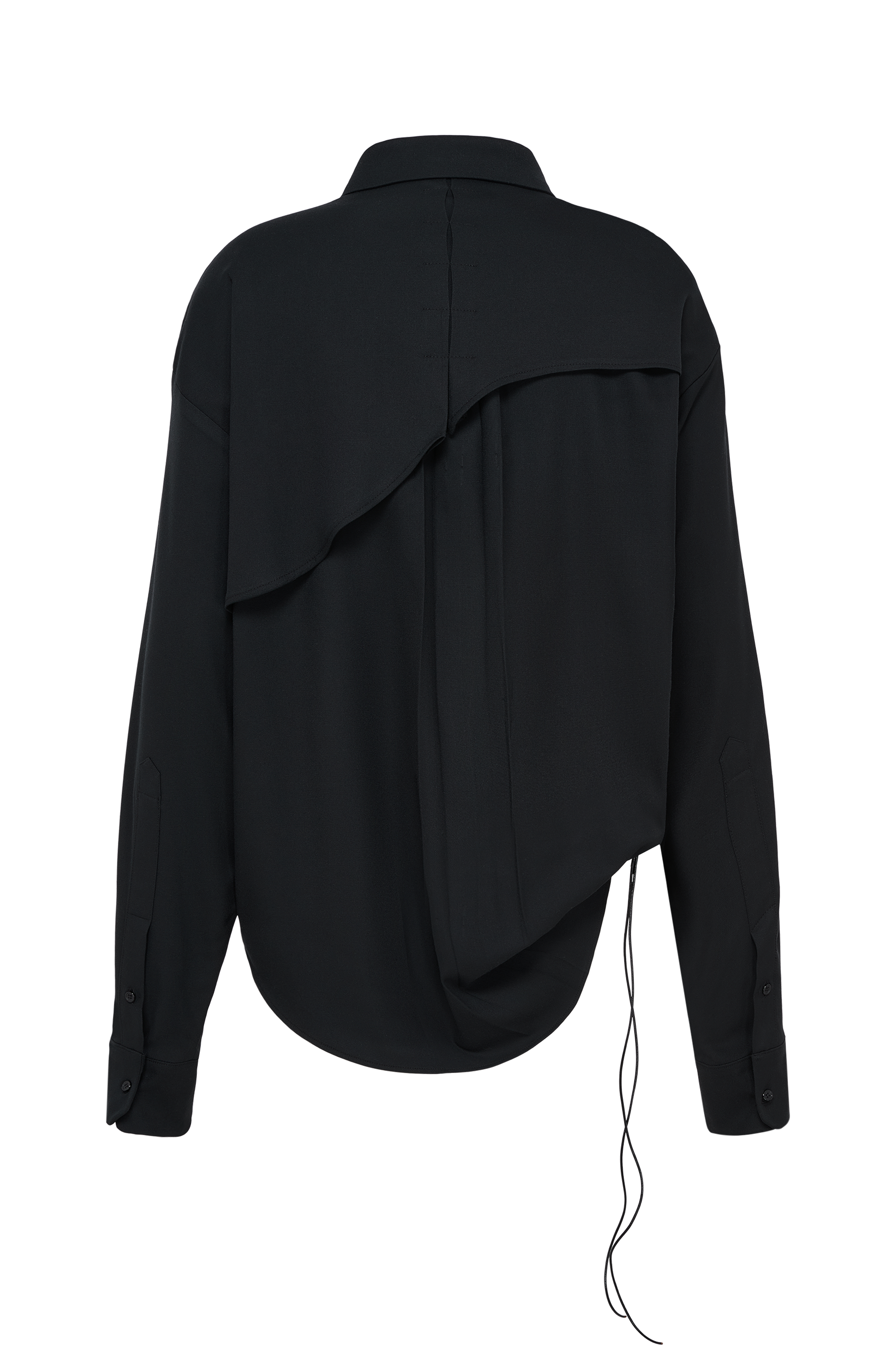 Zip shirt black