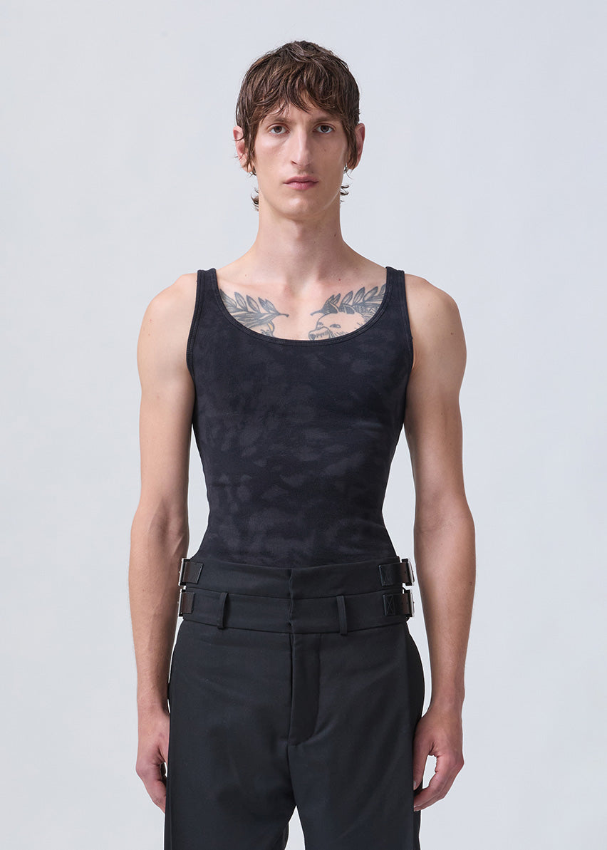 Latch tank top black hyena