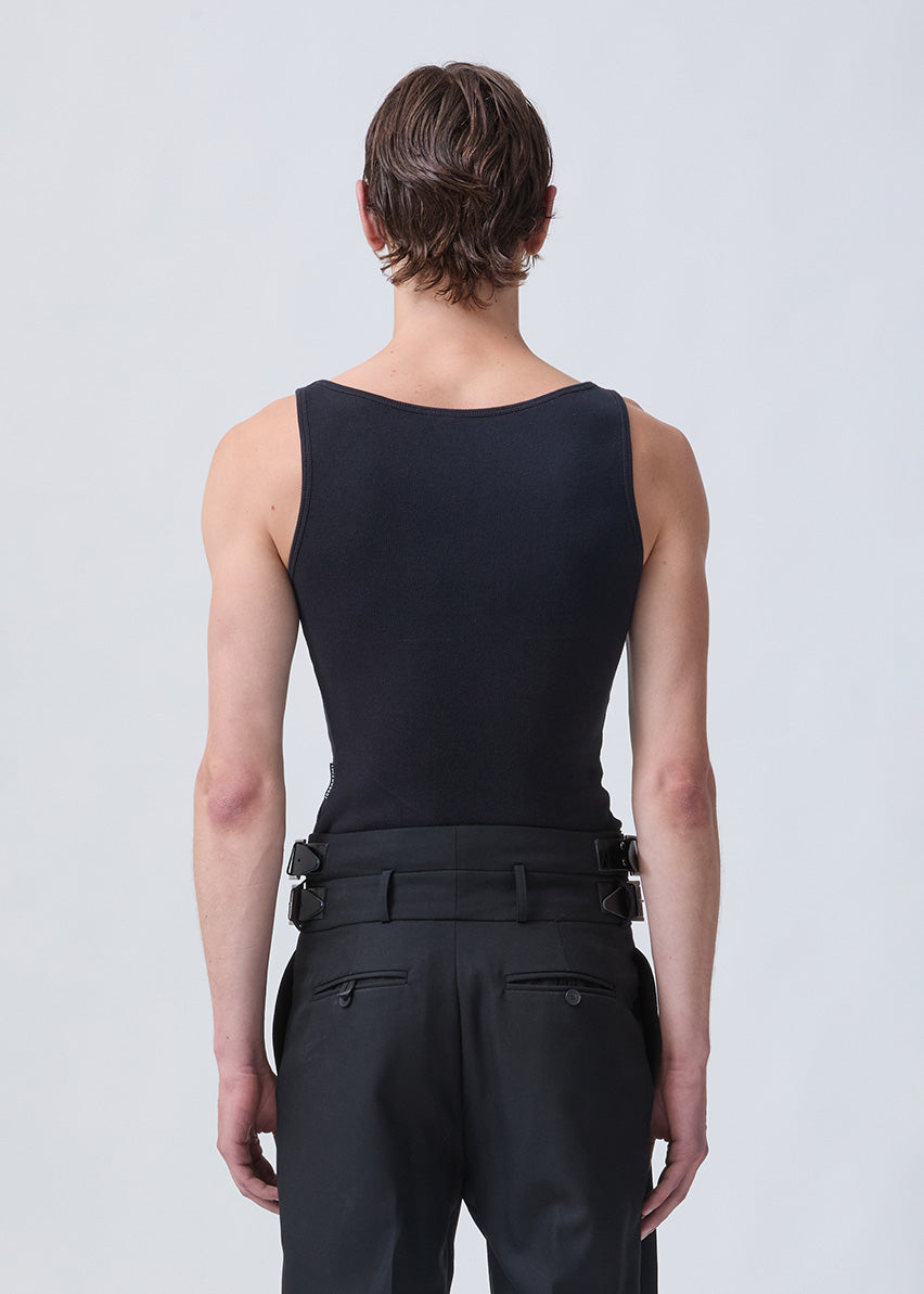 Latch tank top black hyena