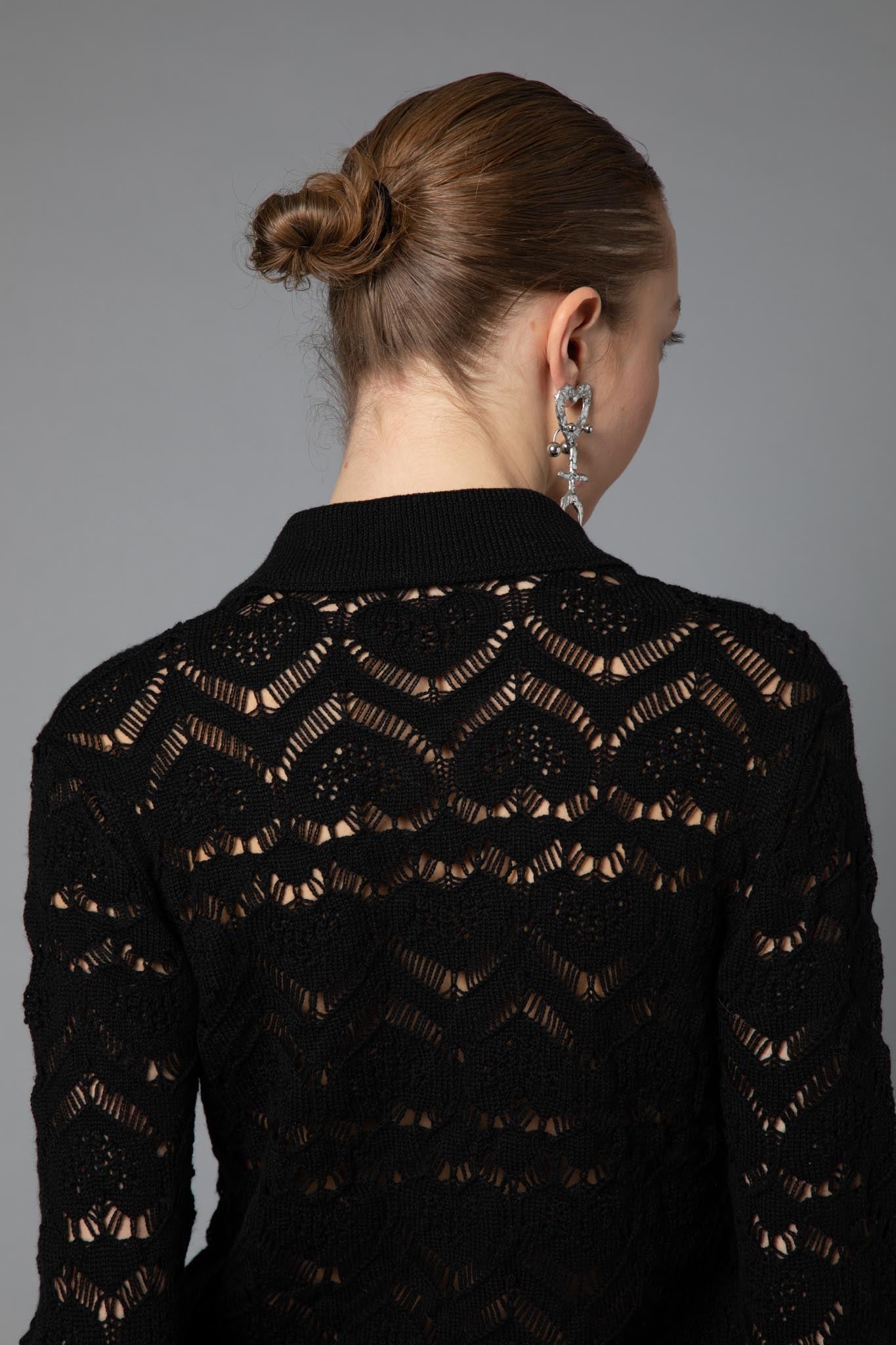Camicia punto pizzo cuore