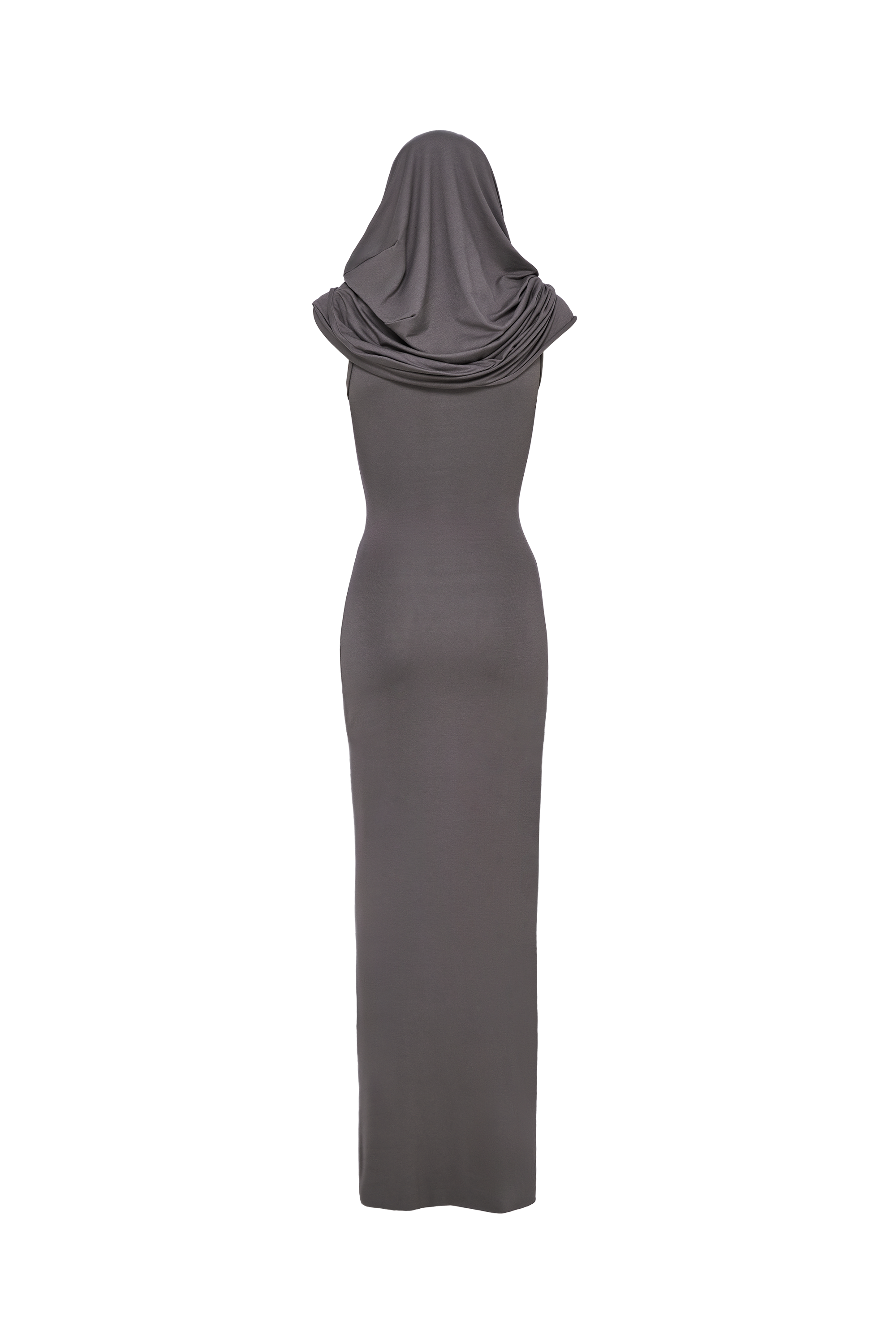 Draped dress grey