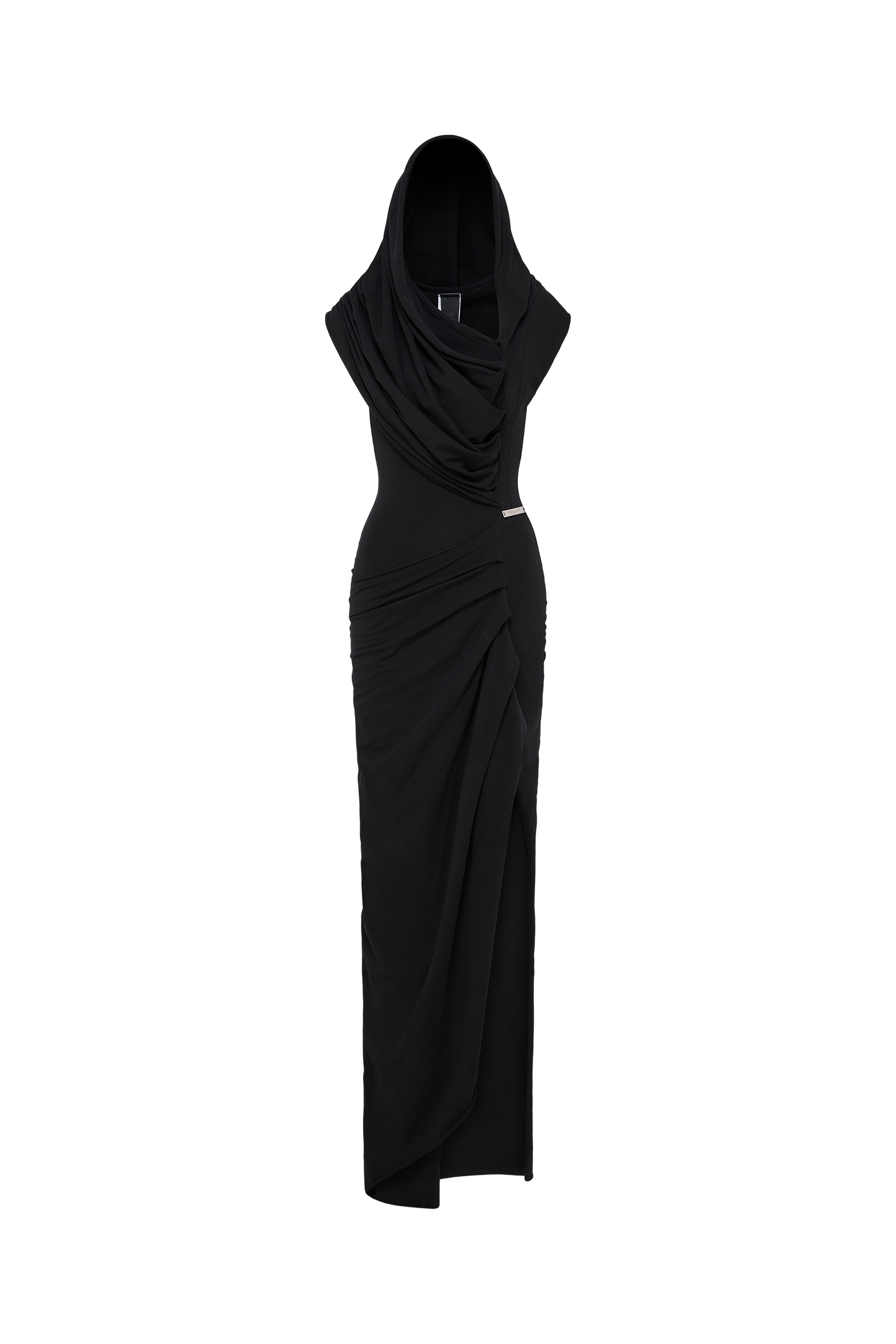 Draped dress black