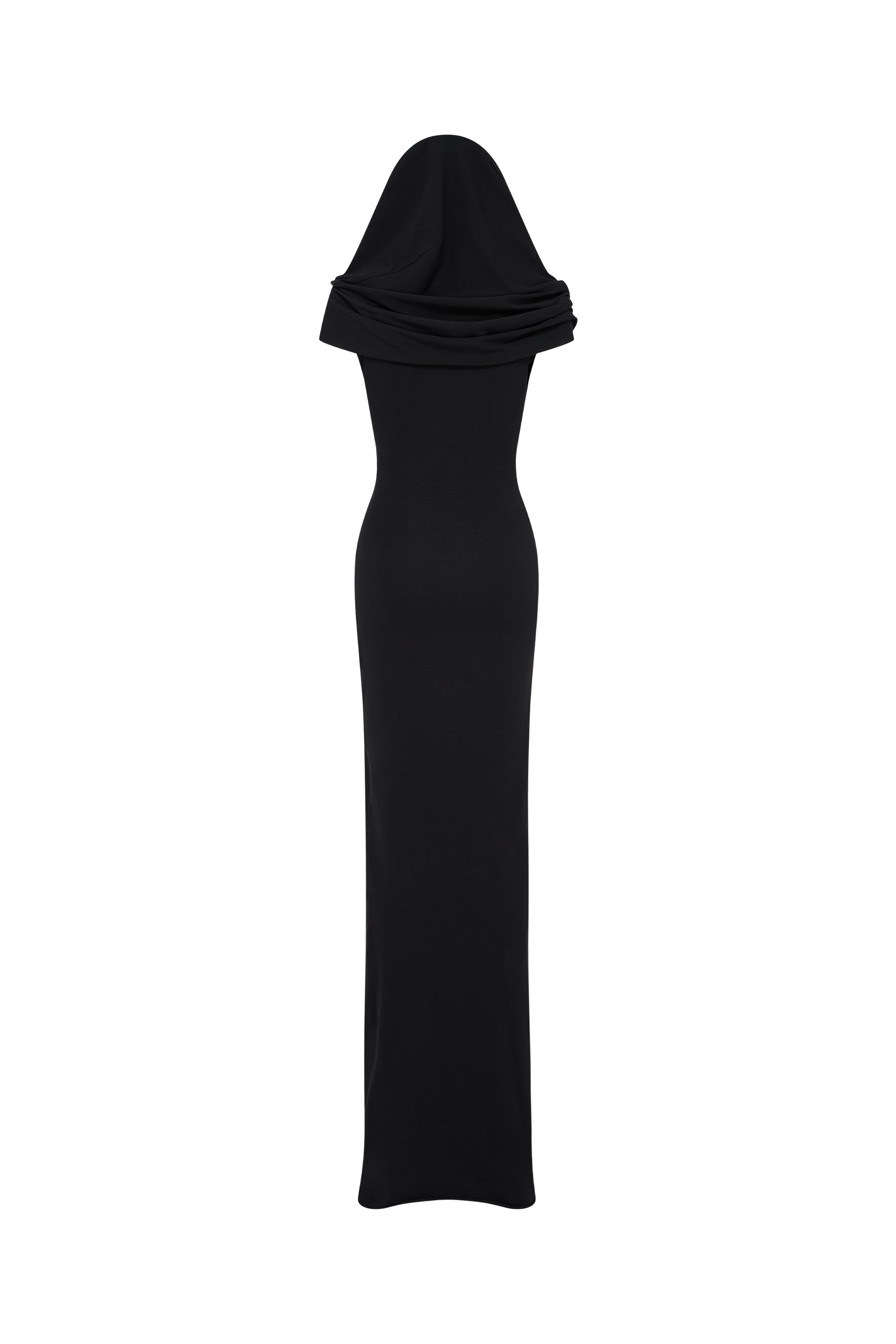 Draped dress black