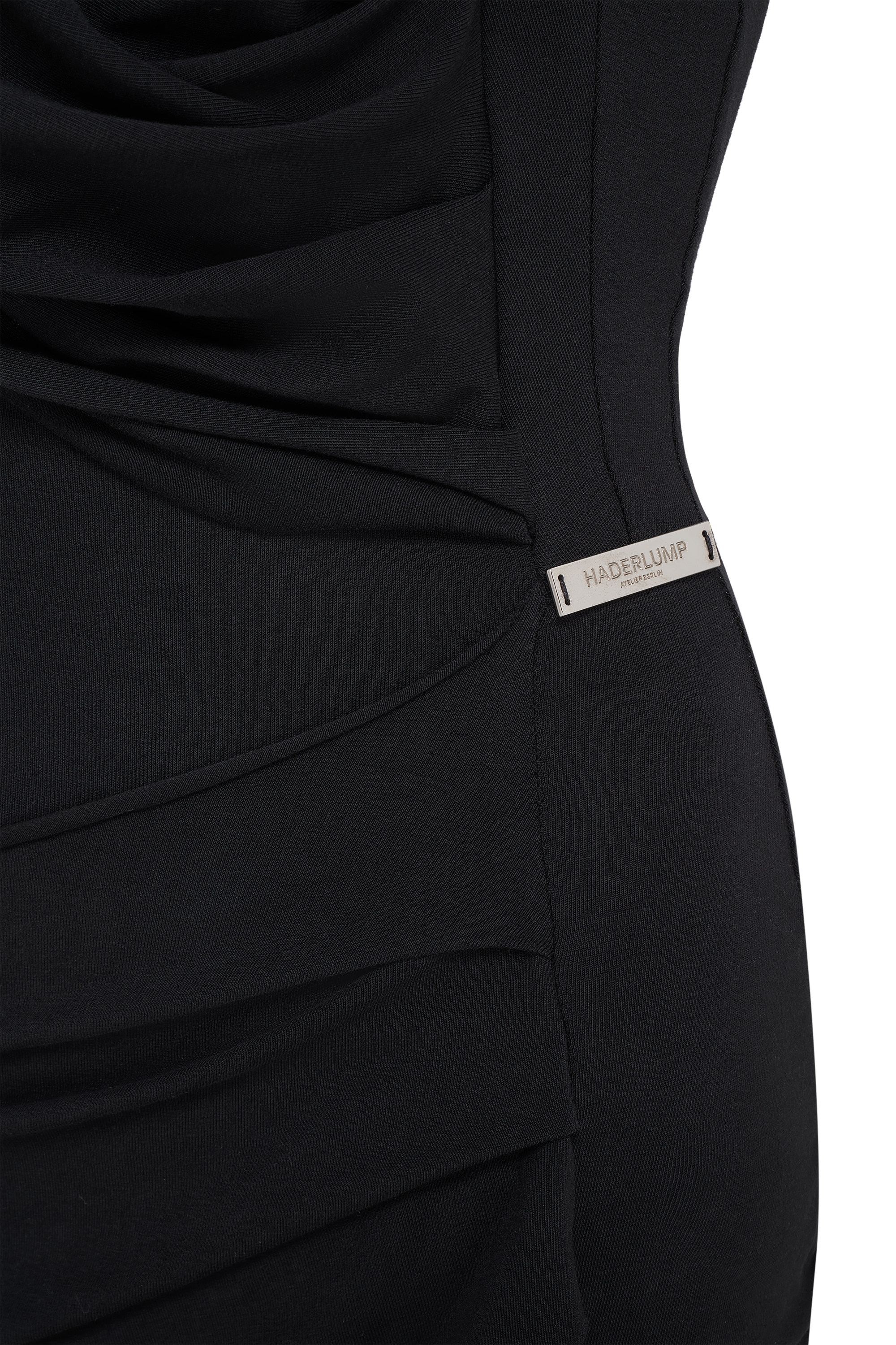 Draped dress black