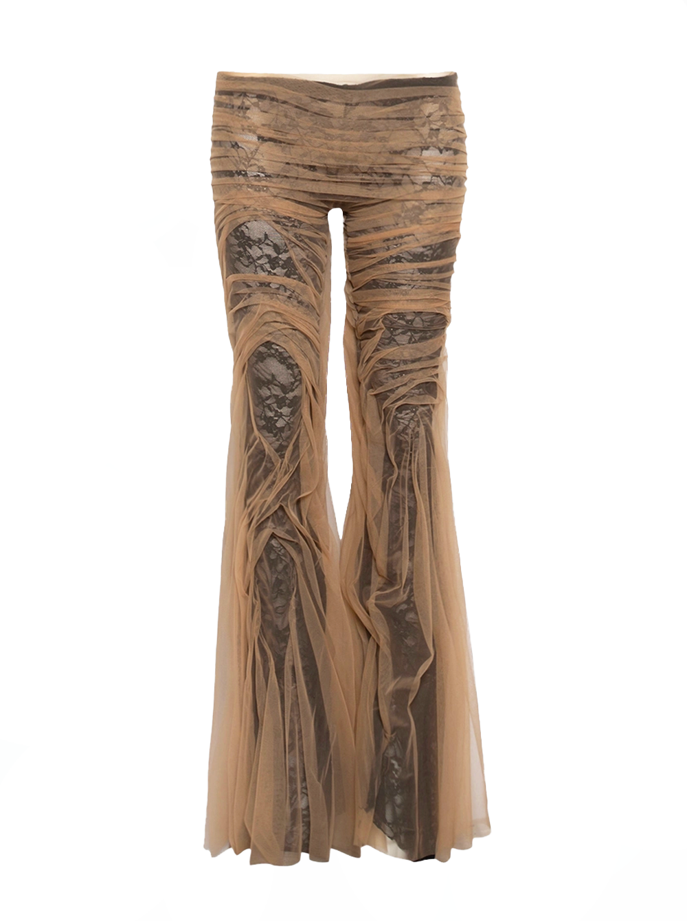 The lace temptation flared trousers