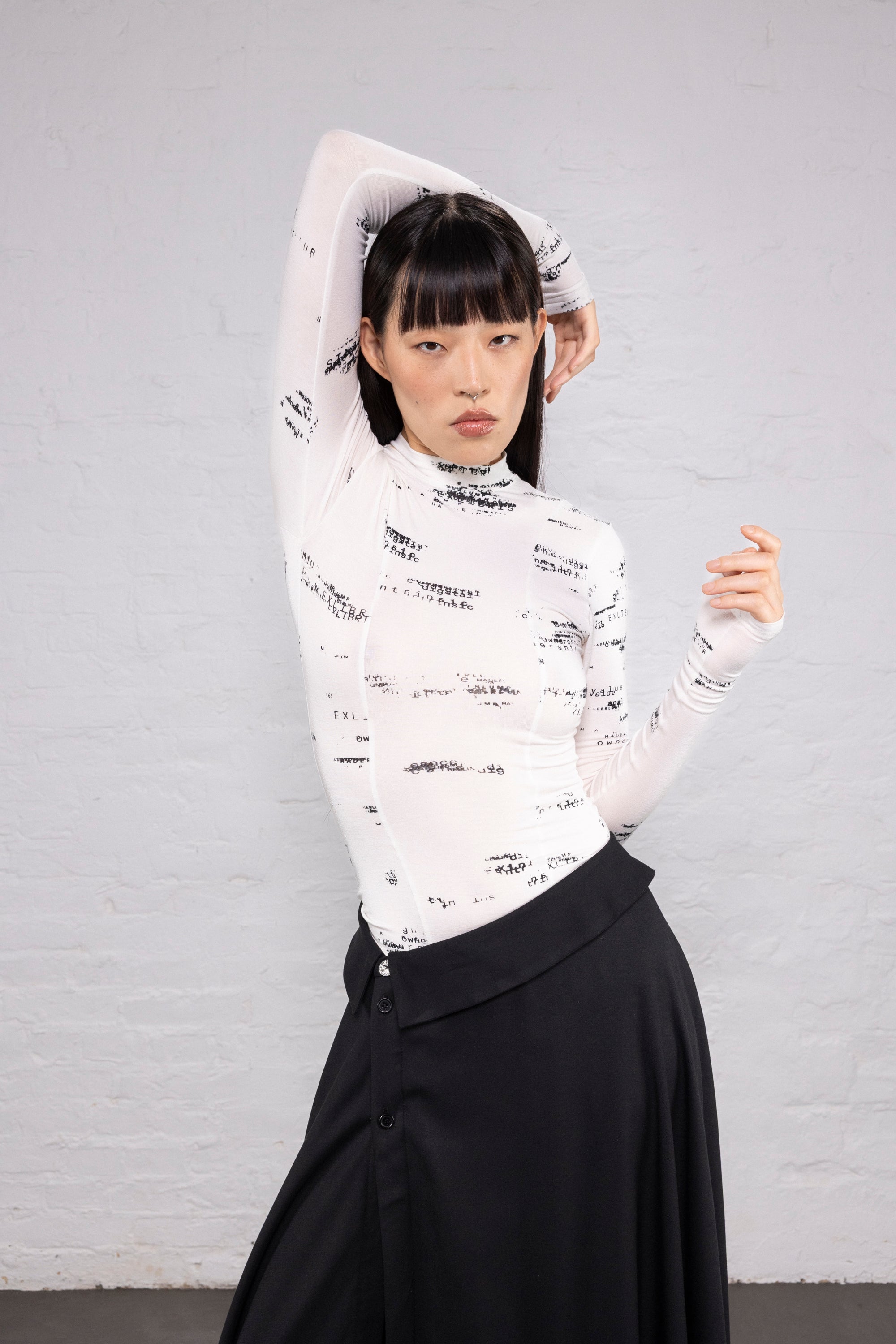 Collared skirt