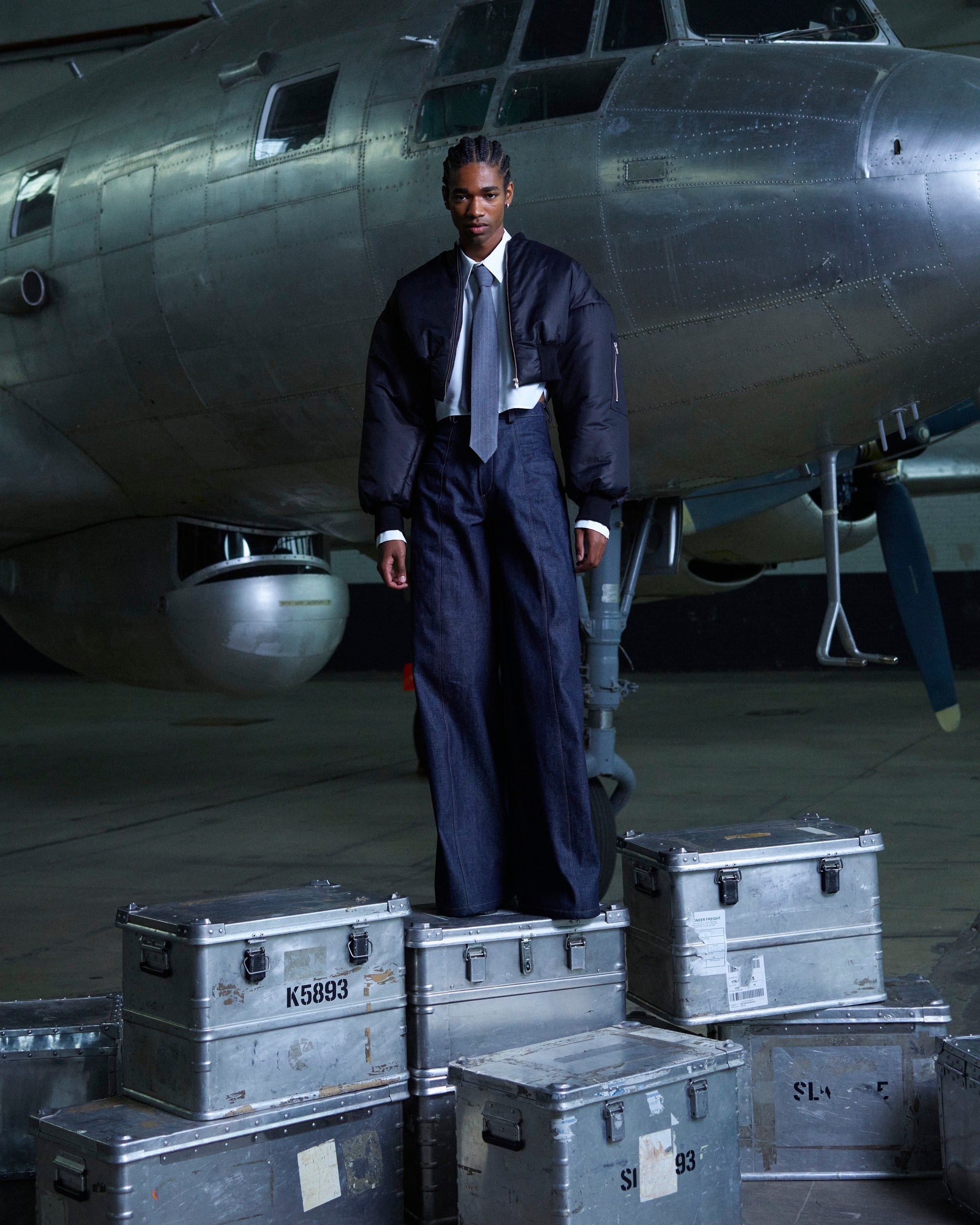 Bomber jacket (look1)