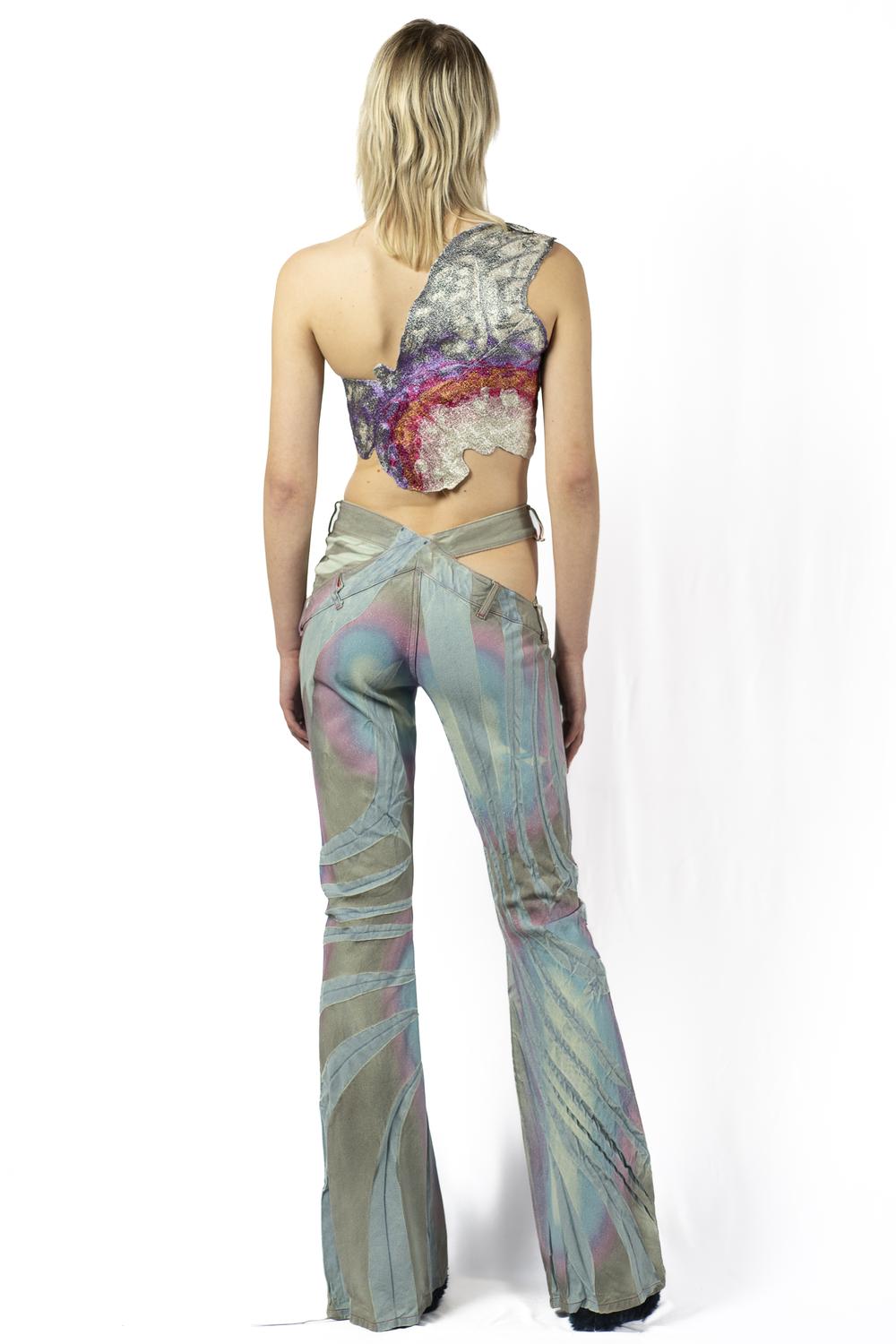 Embroidered 
Butterfly Top
