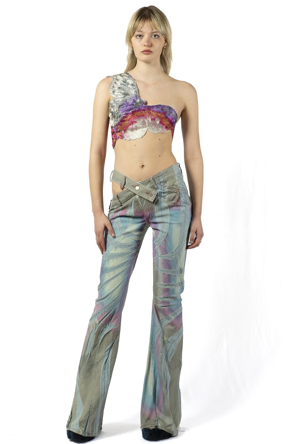 Embroidered 
Butterfly Top