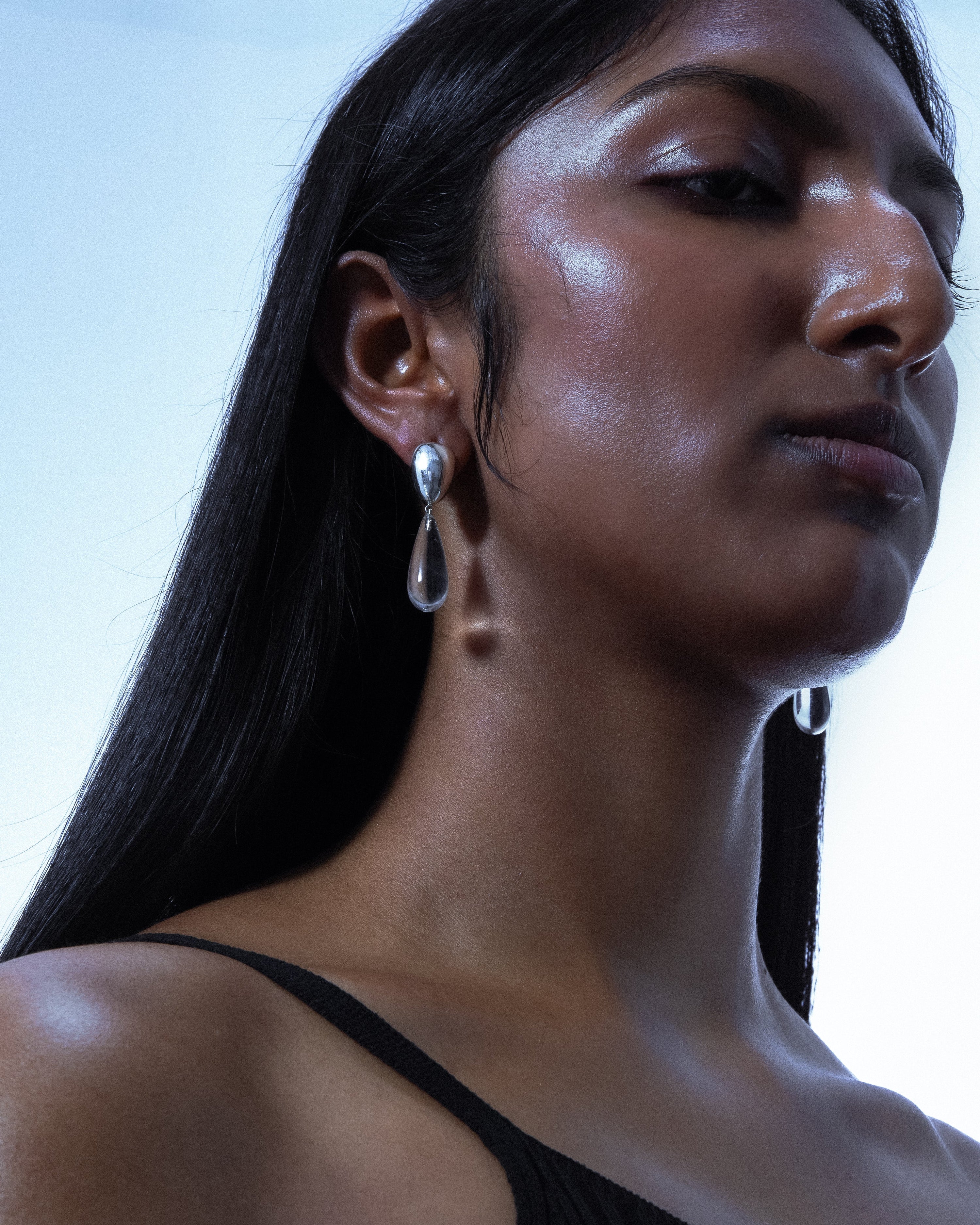 Tear drop earrings