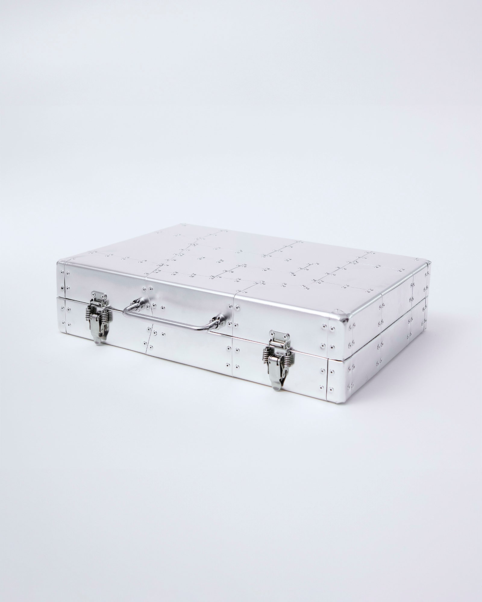 Metal suitcase