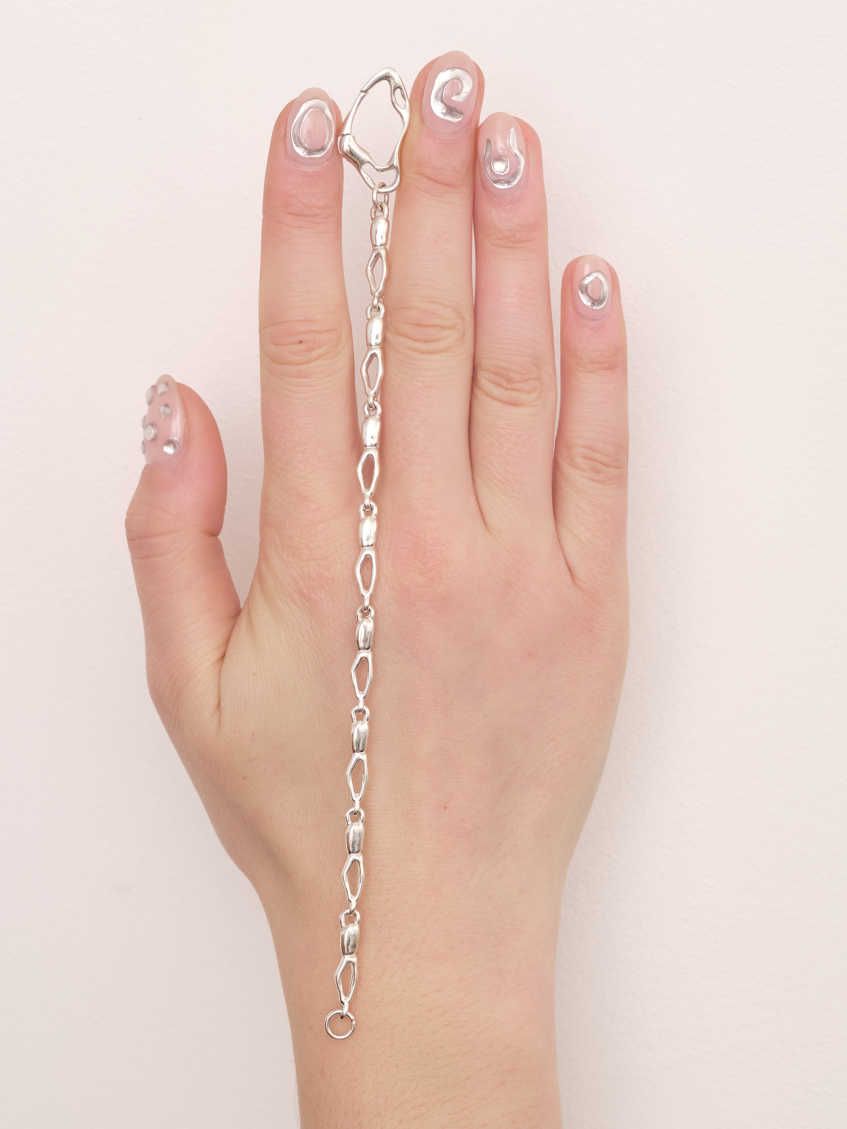 Pebble chain bracelet