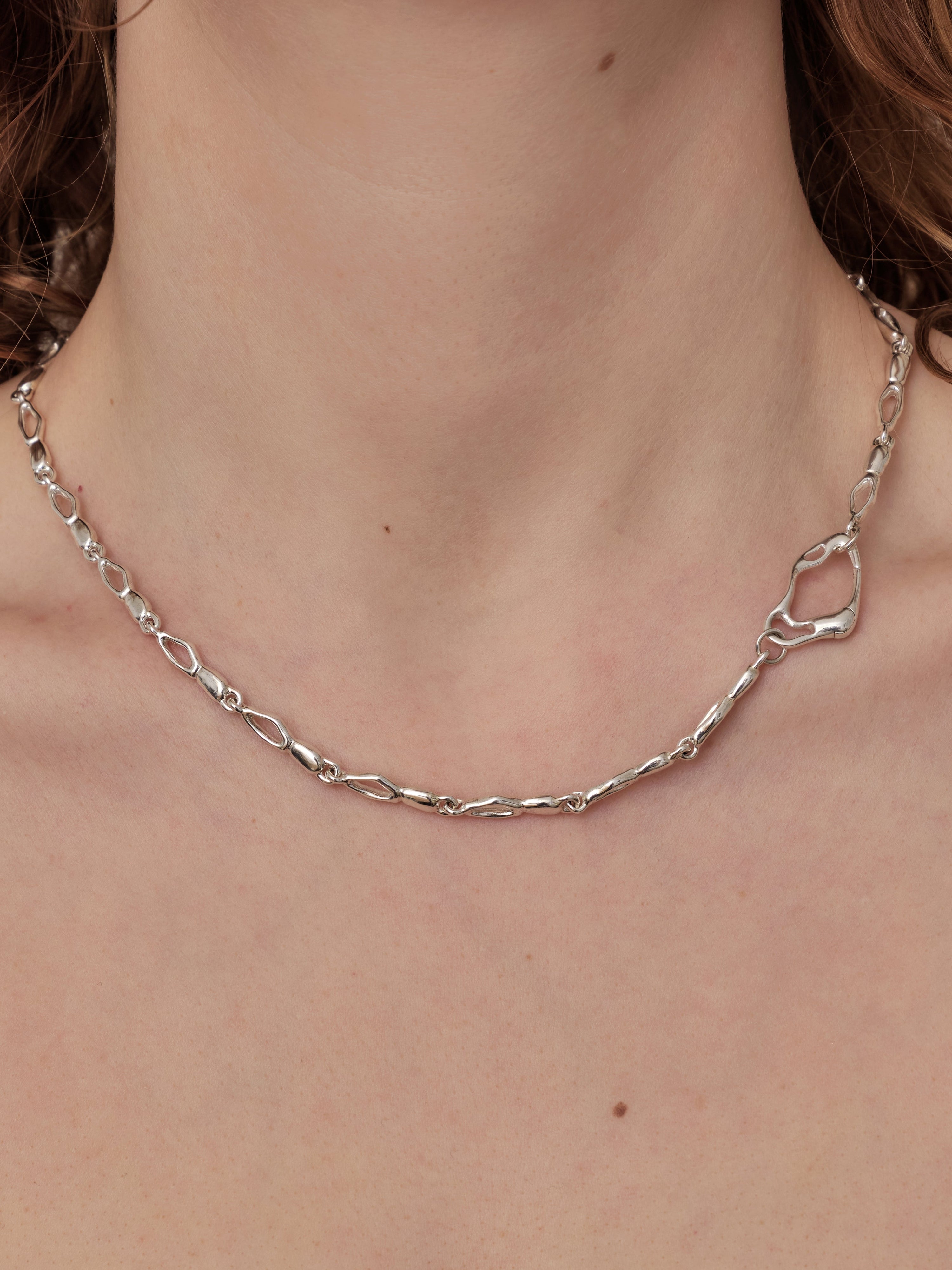 Pebble chain necklace