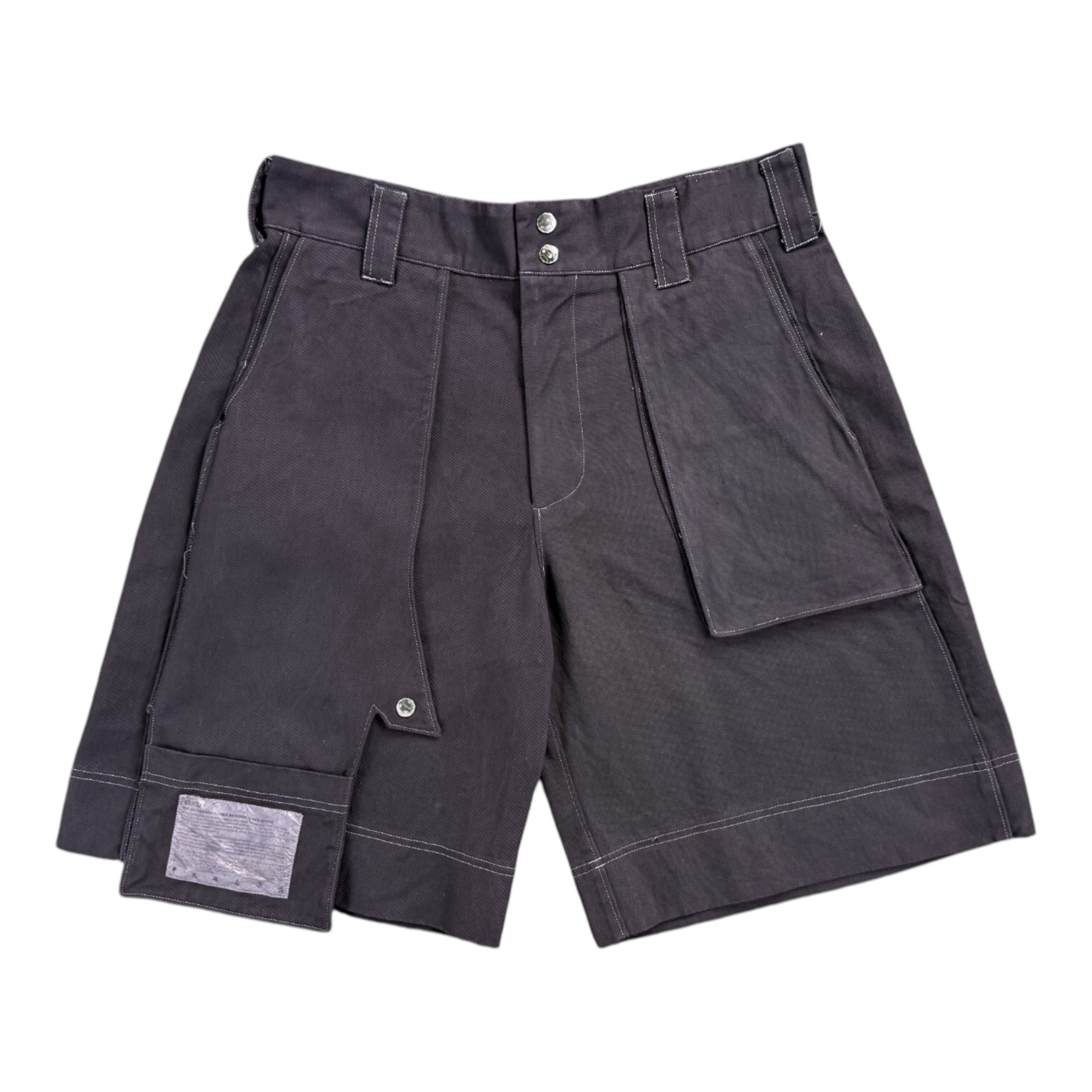 7-pocket cargo short - charcoal